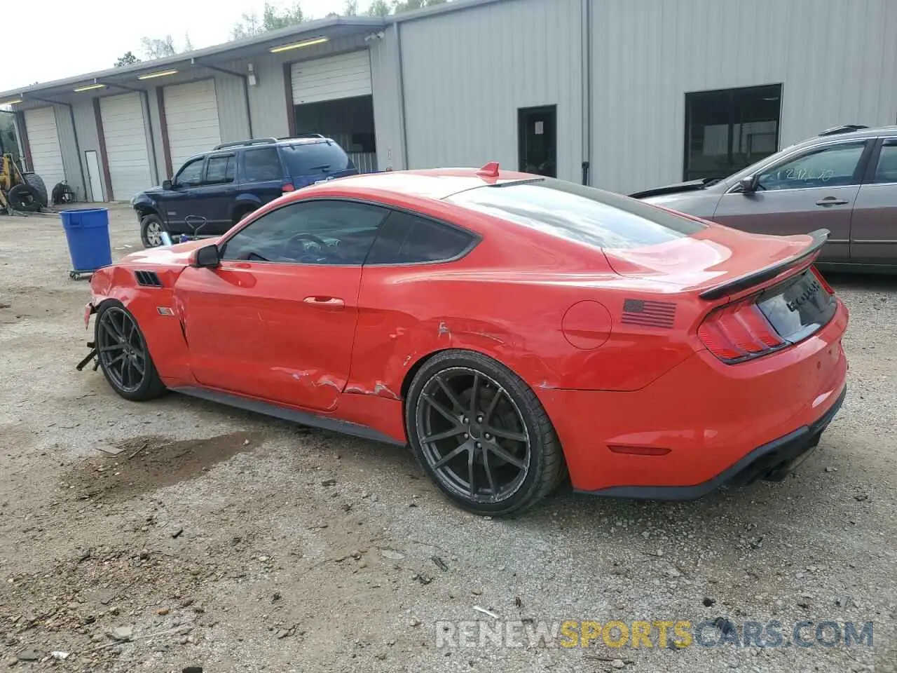 2 Фотография поврежденного автомобиля 1FA6P8CFXN5133725 FORD MUSTANG 2022