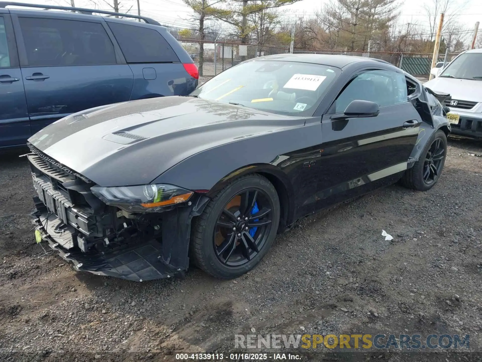 2 Фотография поврежденного автомобиля 1FA6P8CFXN5146779 FORD MUSTANG 2022