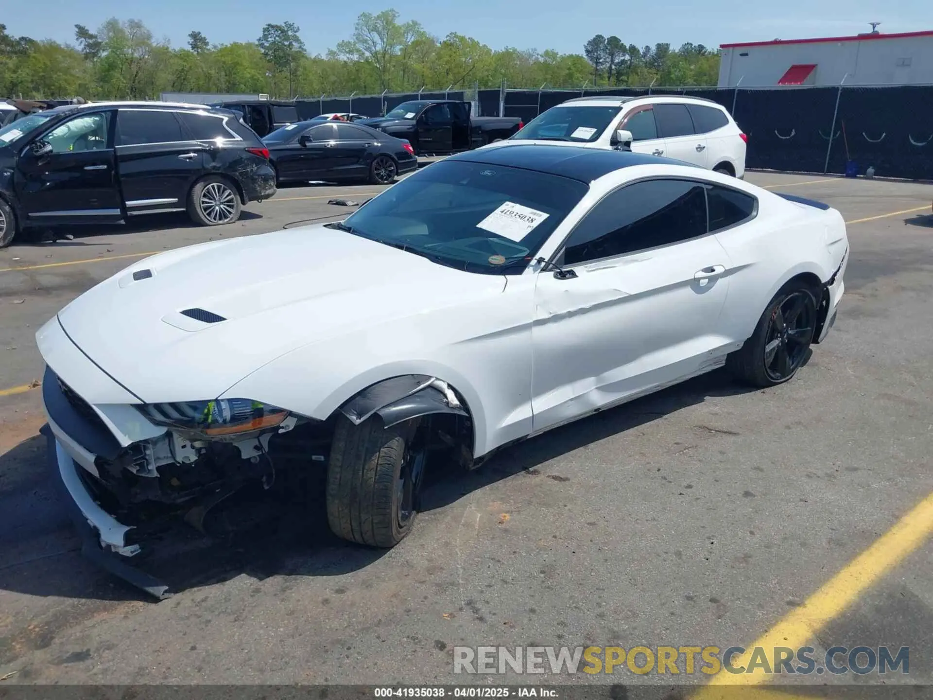 2 Фотография поврежденного автомобиля 1FA6P8TH0N5138871 FORD MUSTANG 2022