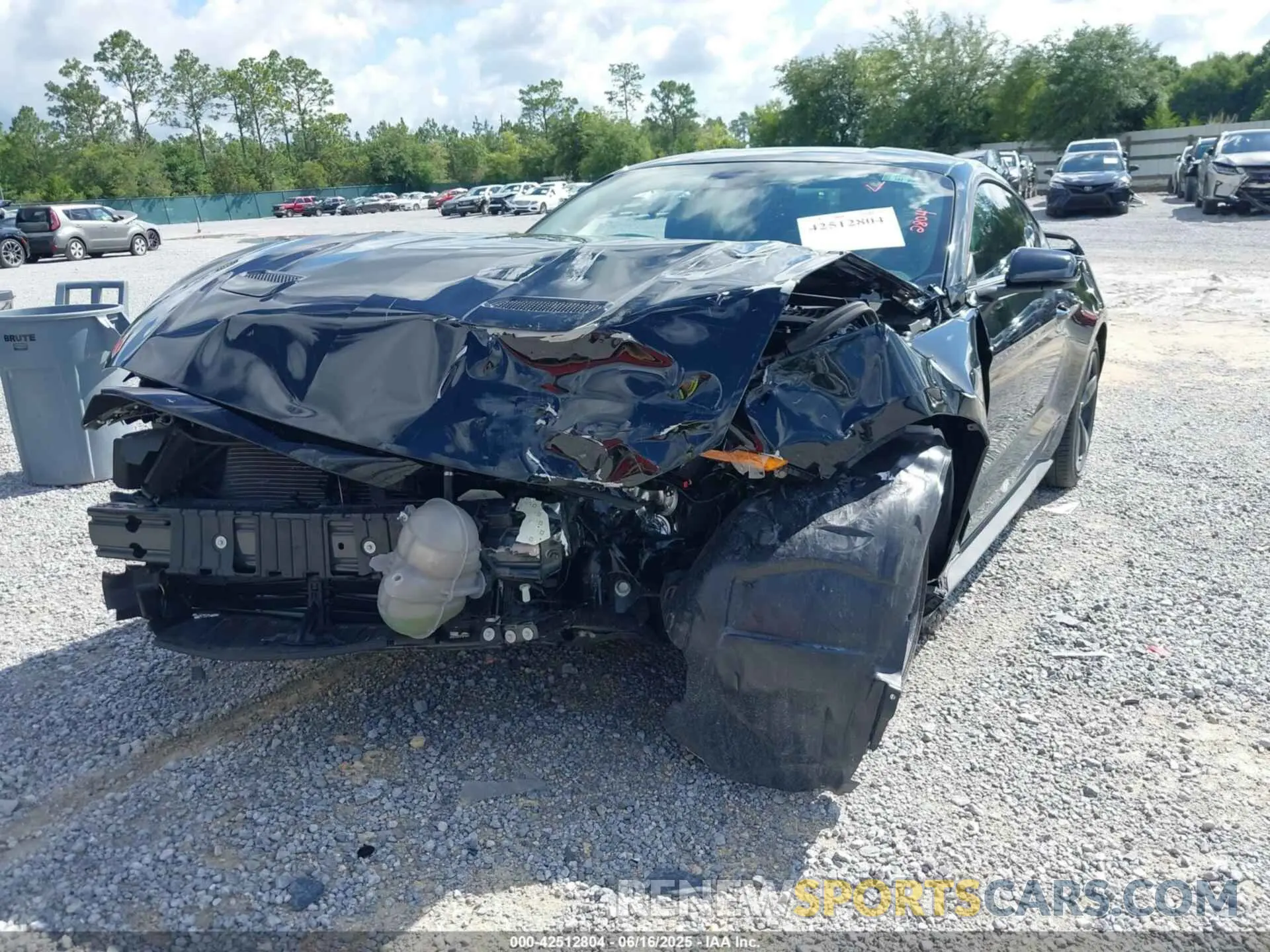 6 Photograph of a damaged car 1FA6P8TH1N5150611 FORD MUSTANG 2022