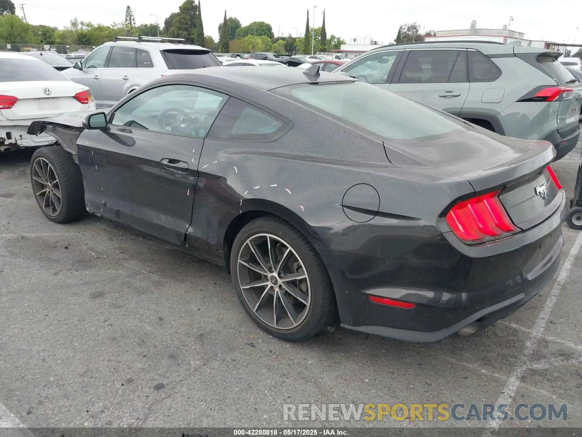 3 Photograph of a damaged car 1FA6P8TH2N5135583 FORD MUSTANG 2022