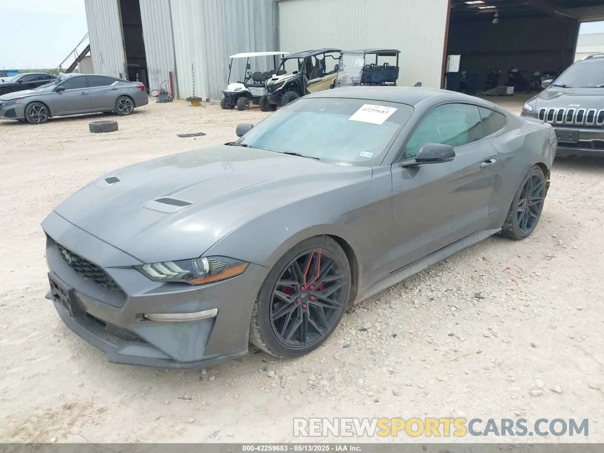 2 Photograph of a damaged car 1FA6P8TH2N5139990 FORD MUSTANG 2022