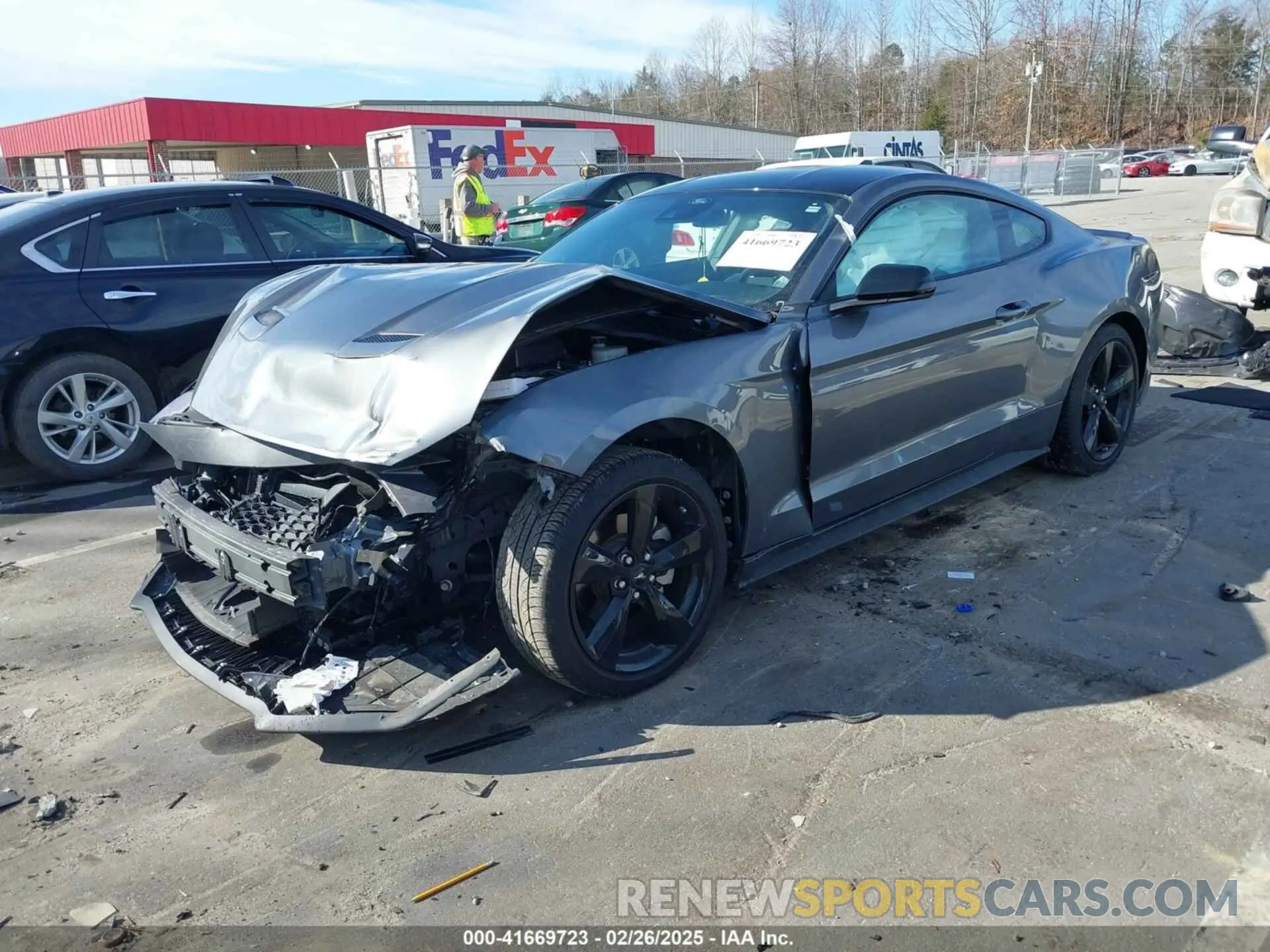 2 Фотография поврежденного автомобиля 1FA6P8TH2N5141464 FORD MUSTANG 2022