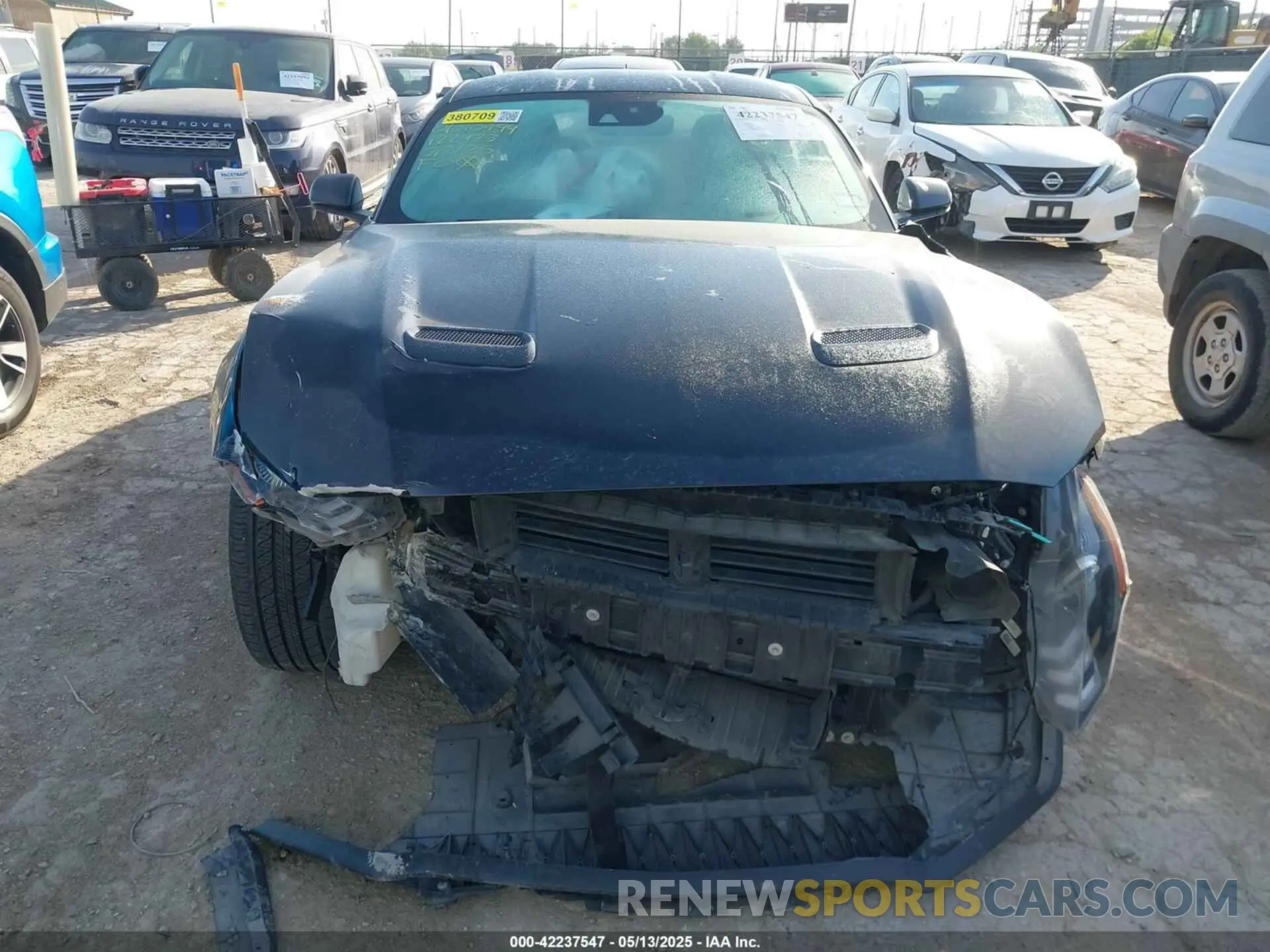 12 Photograph of a damaged car 1FA6P8TH3N5122423 FORD MUSTANG 2022