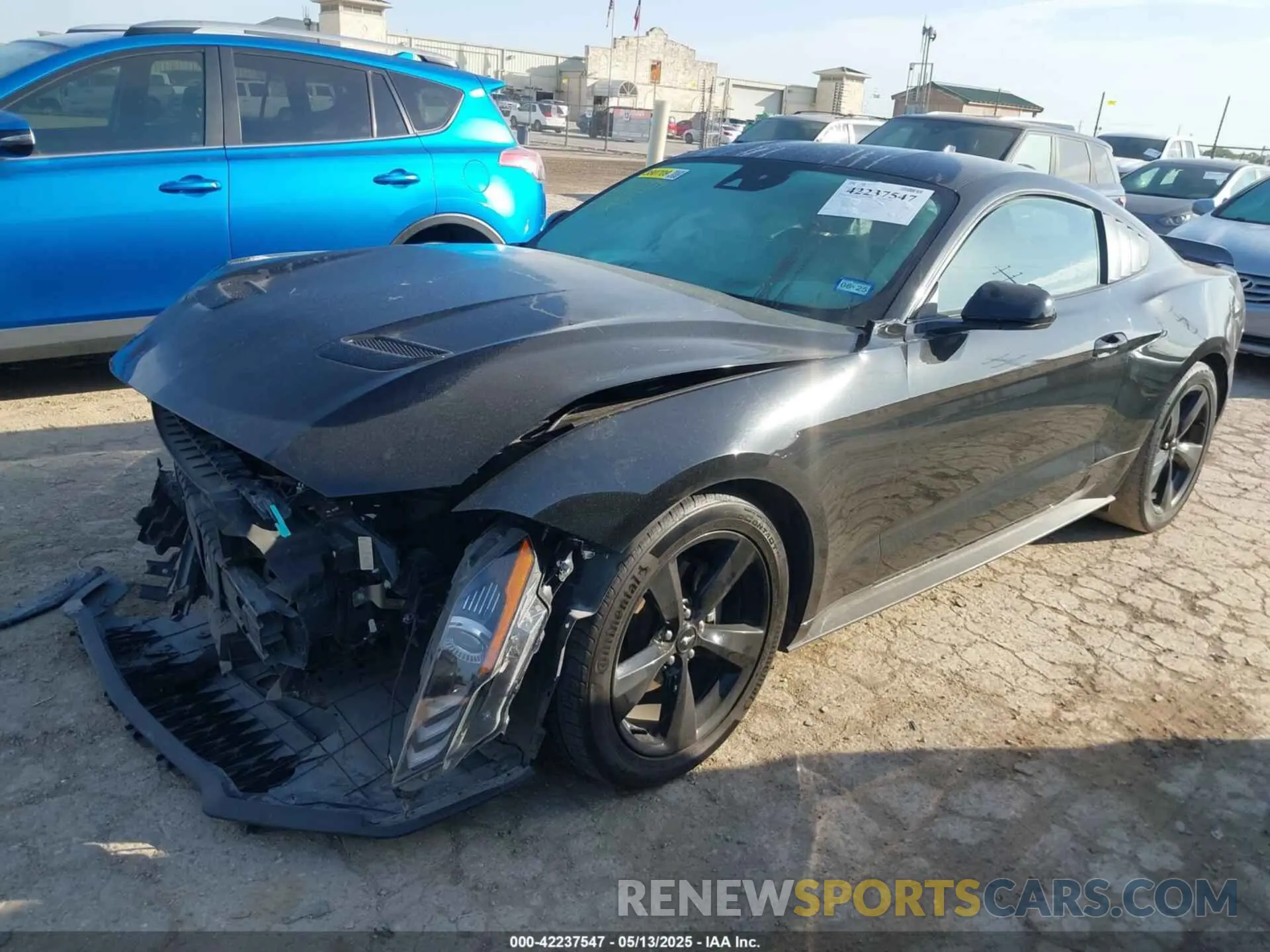 2 Photograph of a damaged car 1FA6P8TH3N5122423 FORD MUSTANG 2022