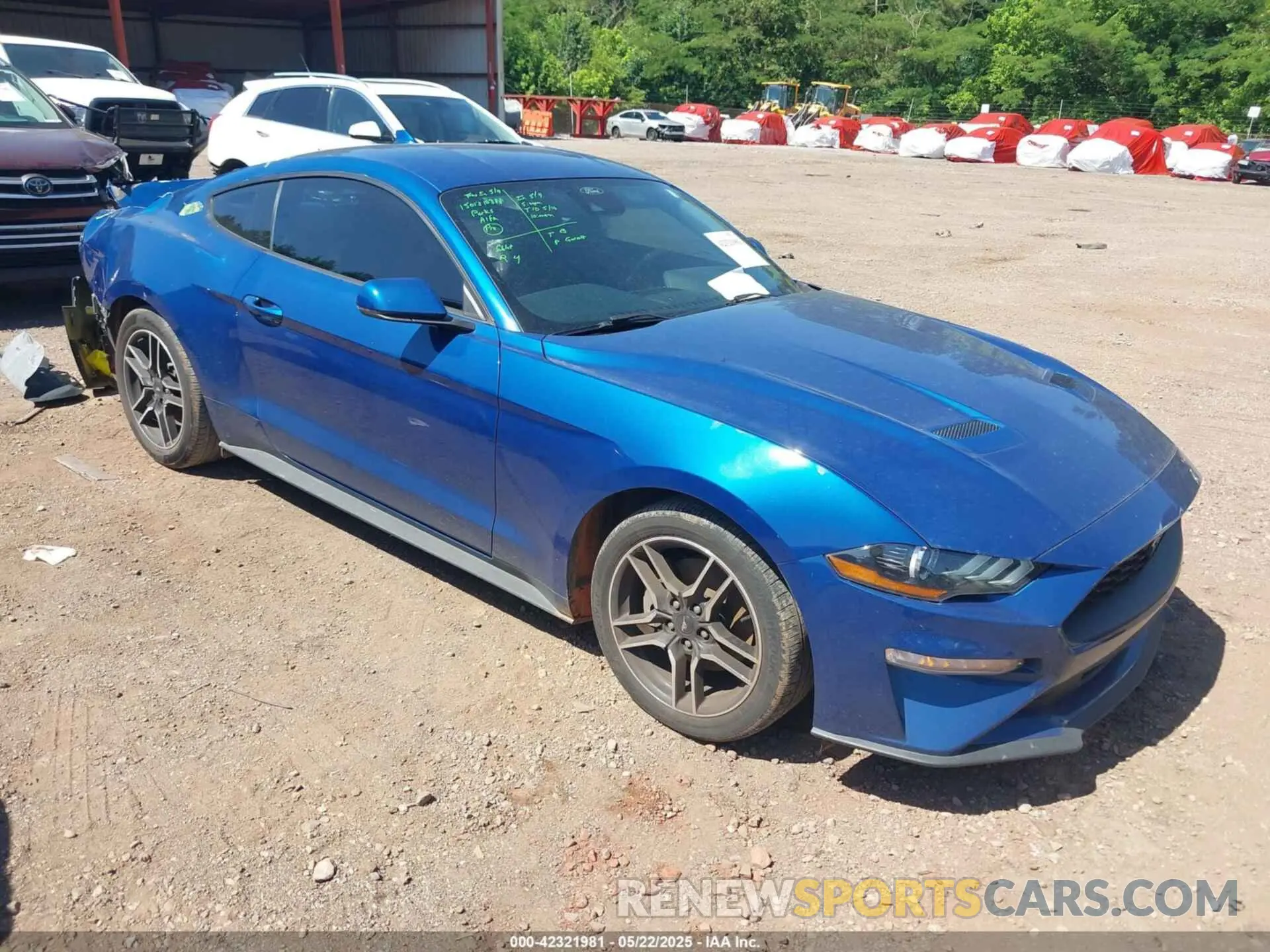 1 Photograph of a damaged car 1FA6P8TH3N5126326 FORD MUSTANG 2022