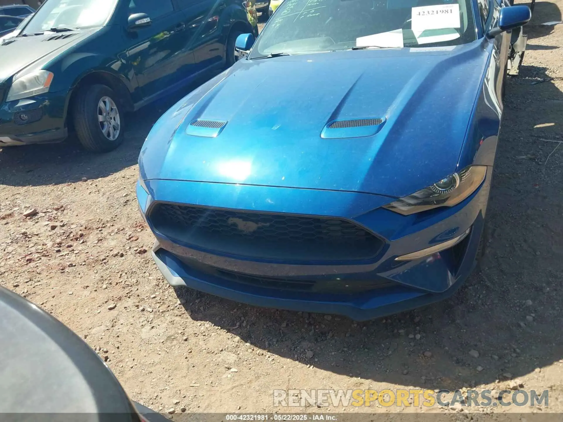13 Photograph of a damaged car 1FA6P8TH3N5126326 FORD MUSTANG 2022