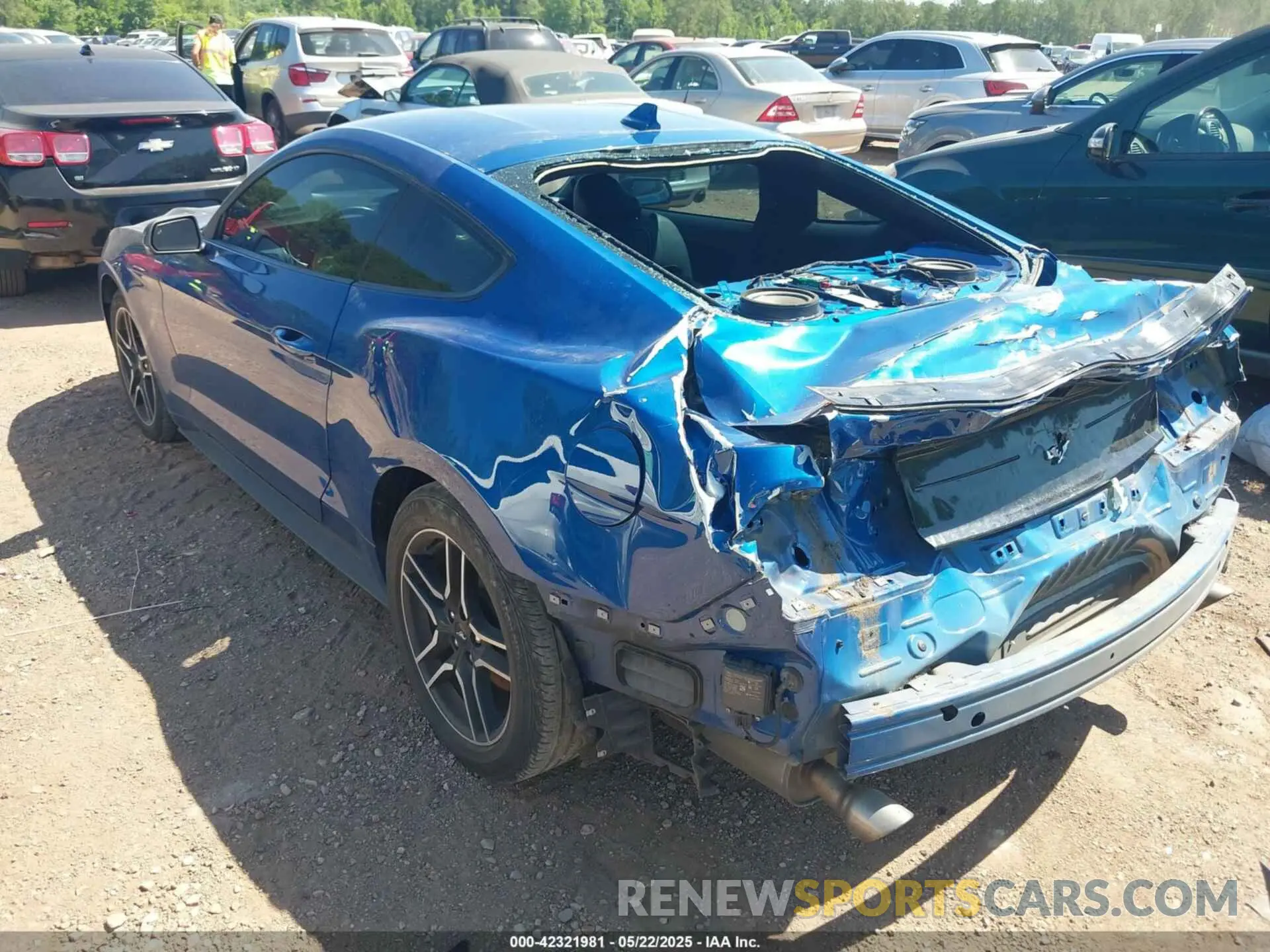 3 Photograph of a damaged car 1FA6P8TH3N5126326 FORD MUSTANG 2022