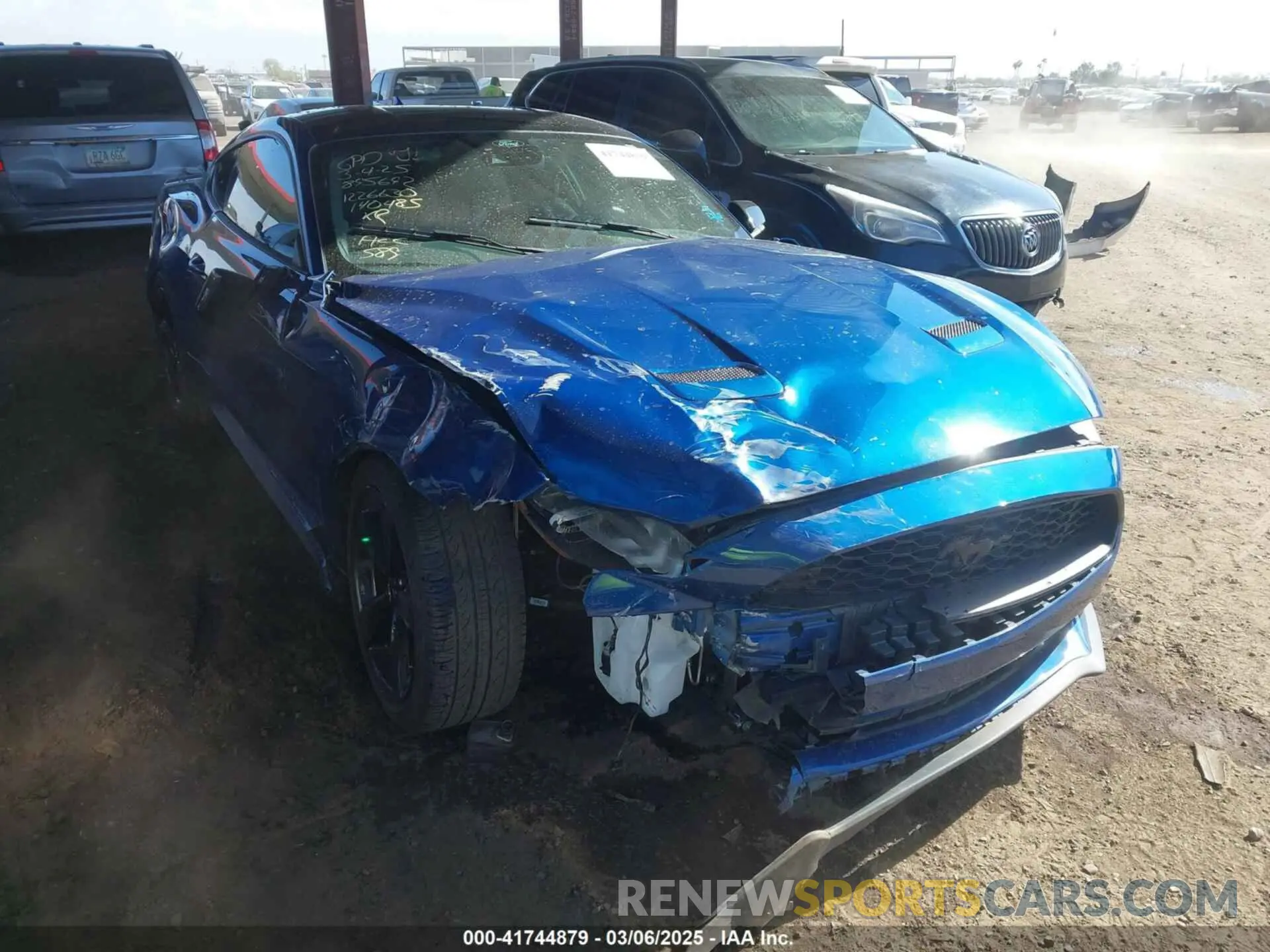1 Фотография поврежденного автомобиля 1FA6P8TH5N5140485 FORD MUSTANG 2022