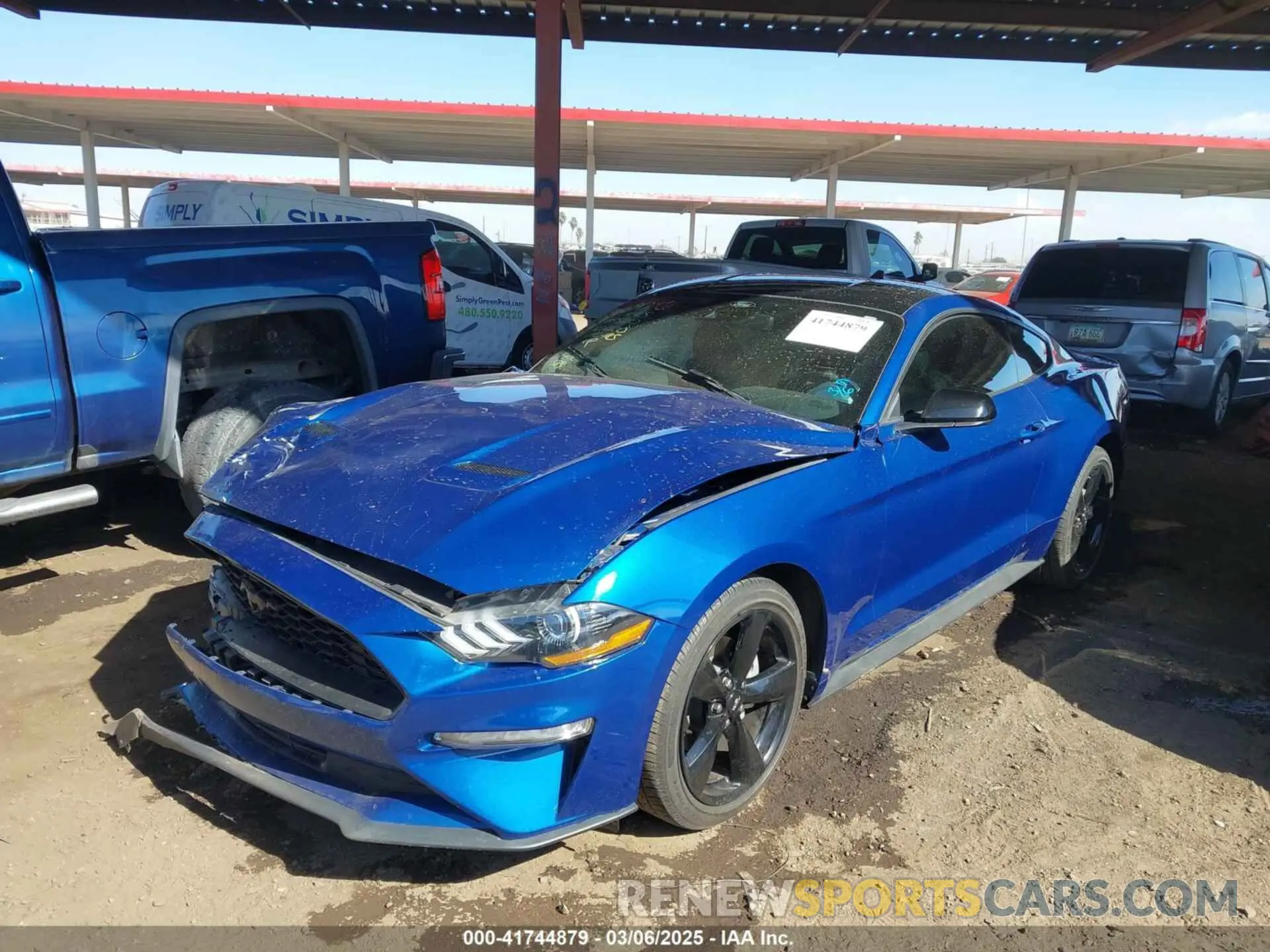2 Фотография поврежденного автомобиля 1FA6P8TH5N5140485 FORD MUSTANG 2022