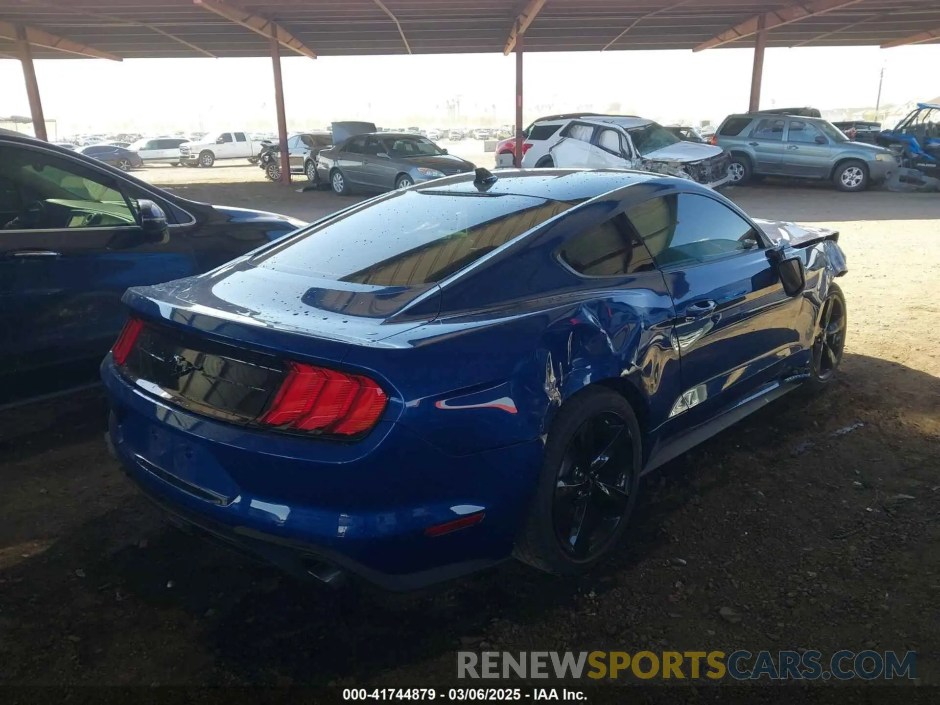 4 Фотография поврежденного автомобиля 1FA6P8TH5N5140485 FORD MUSTANG 2022