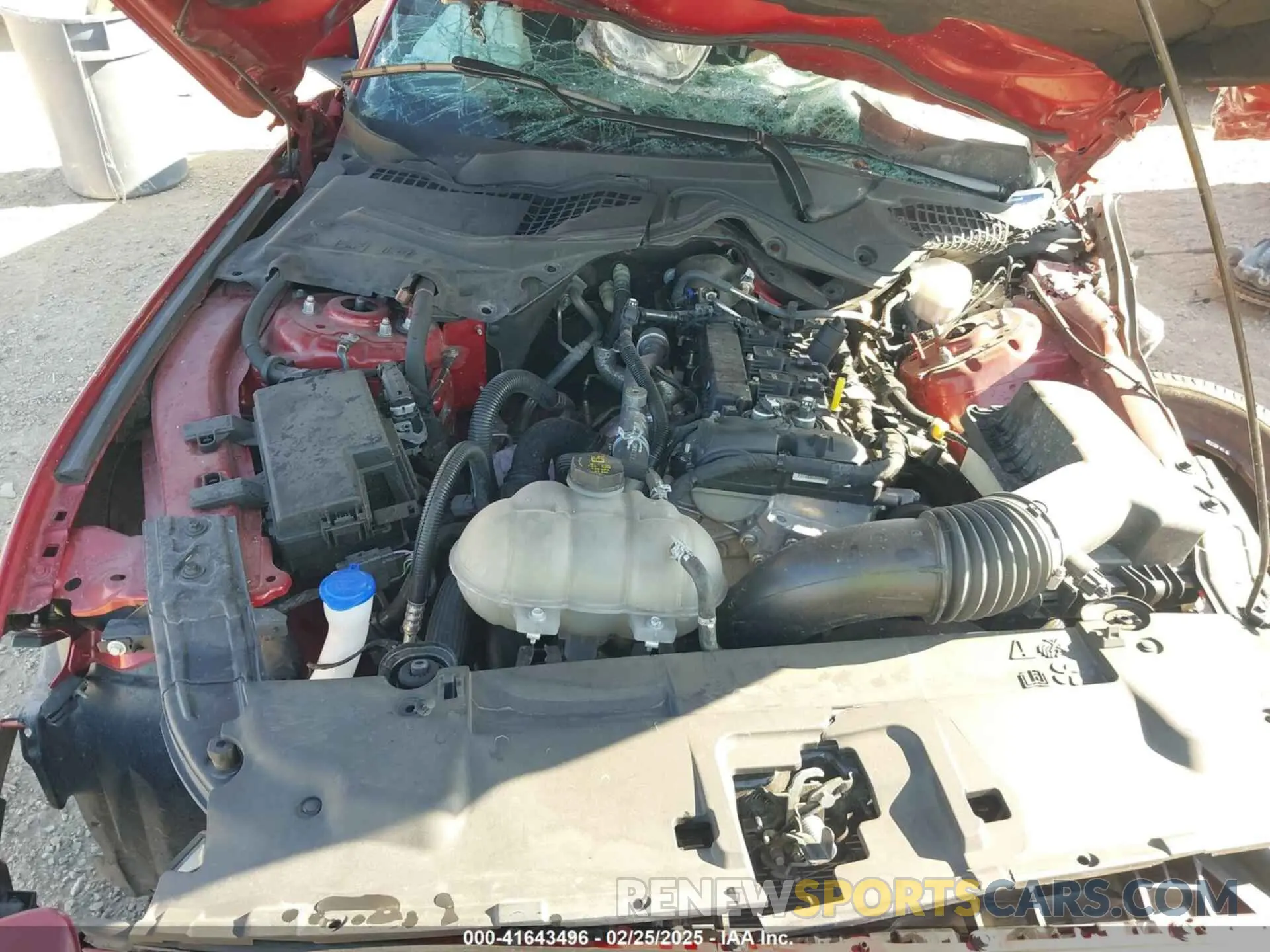 10 Photograph of a damaged car 1FA6P8TH5N5147680 FORD MUSTANG 2022