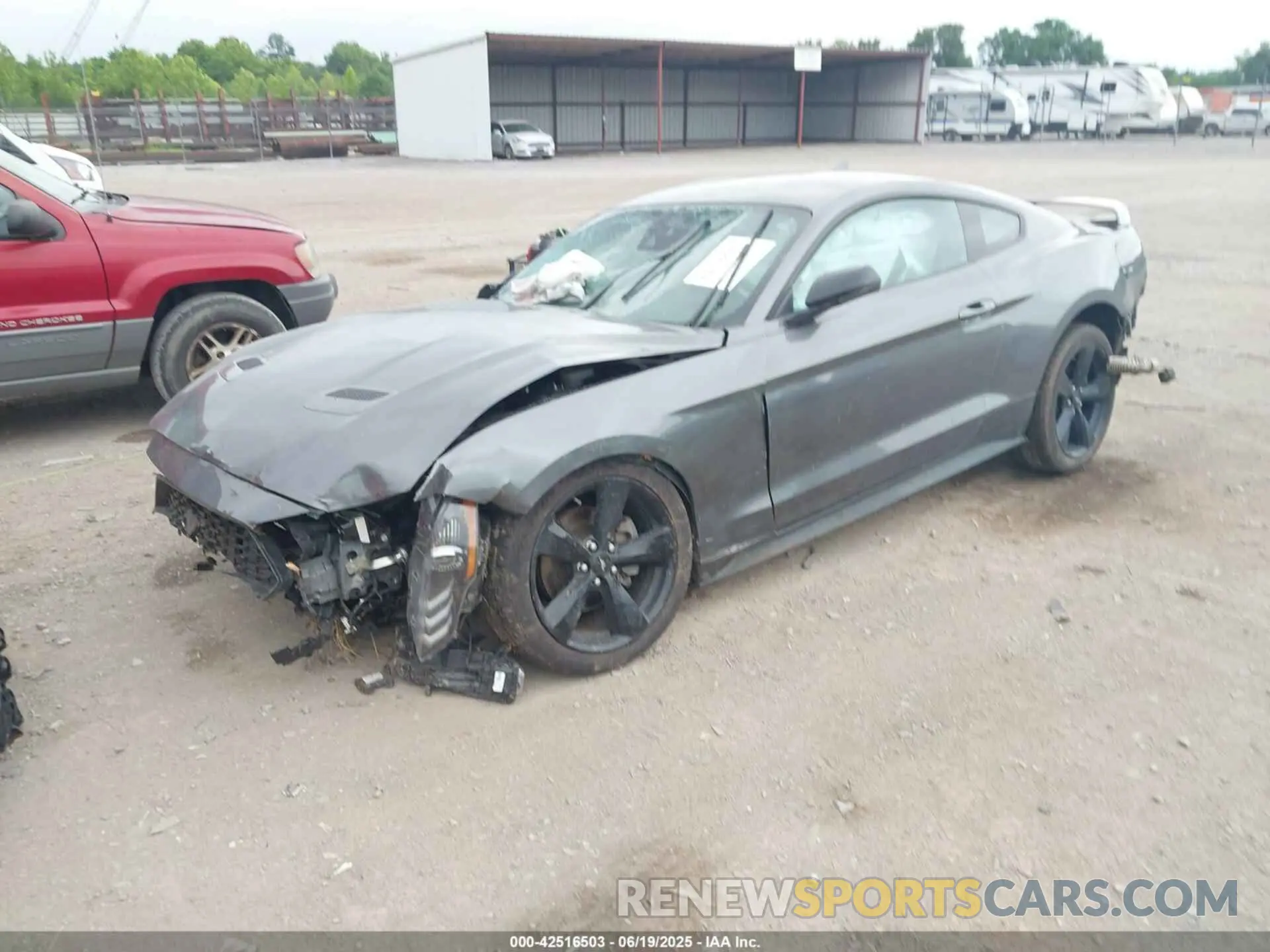 2 Photograph of a damaged car 1FA6P8TH5N5150143 FORD MUSTANG 2022