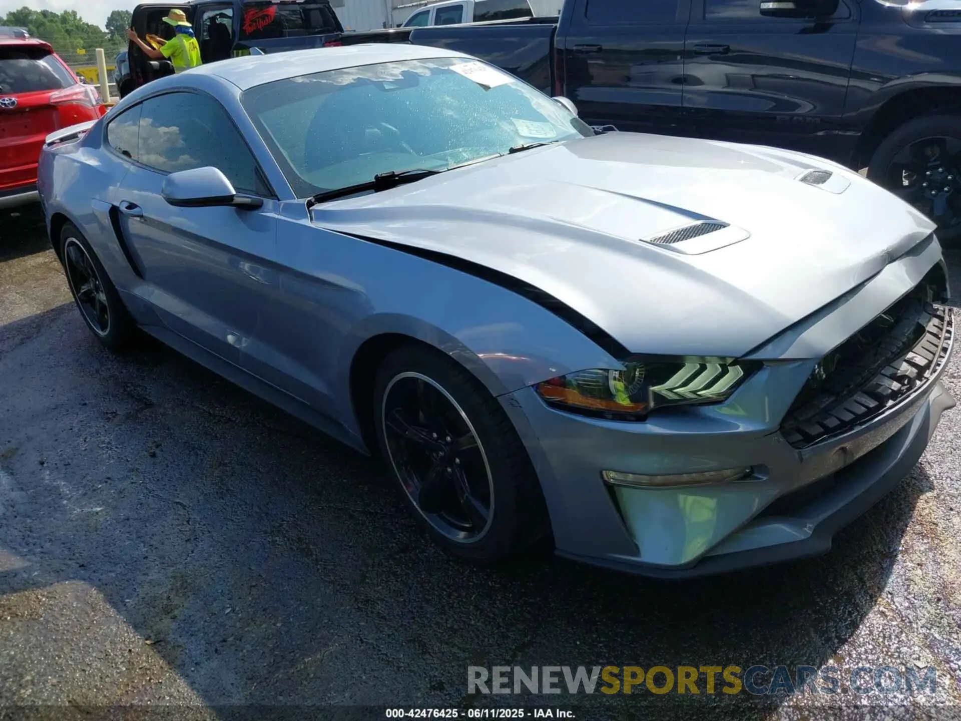 1 Photograph of a damaged car 1FA6P8TH8N5100076 FORD MUSTANG 2022