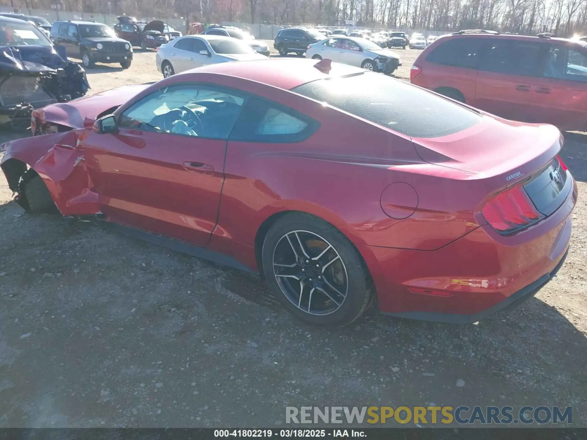 3 Photograph of a damaged car 1FA6P8TH8N5136740 FORD MUSTANG 2022