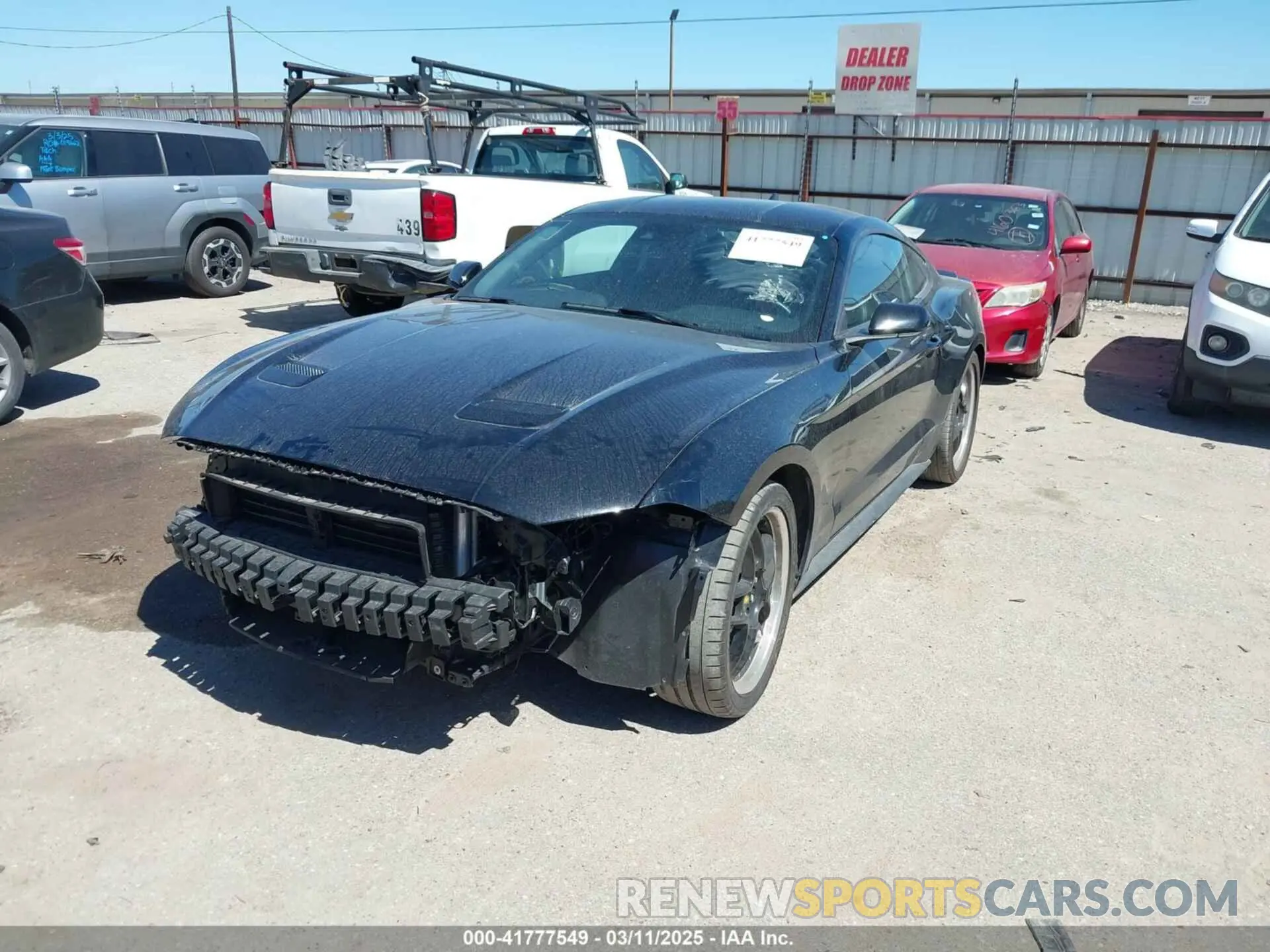 2 Photograph of a damaged car 1FA6P8TH8N5140335 FORD MUSTANG 2022