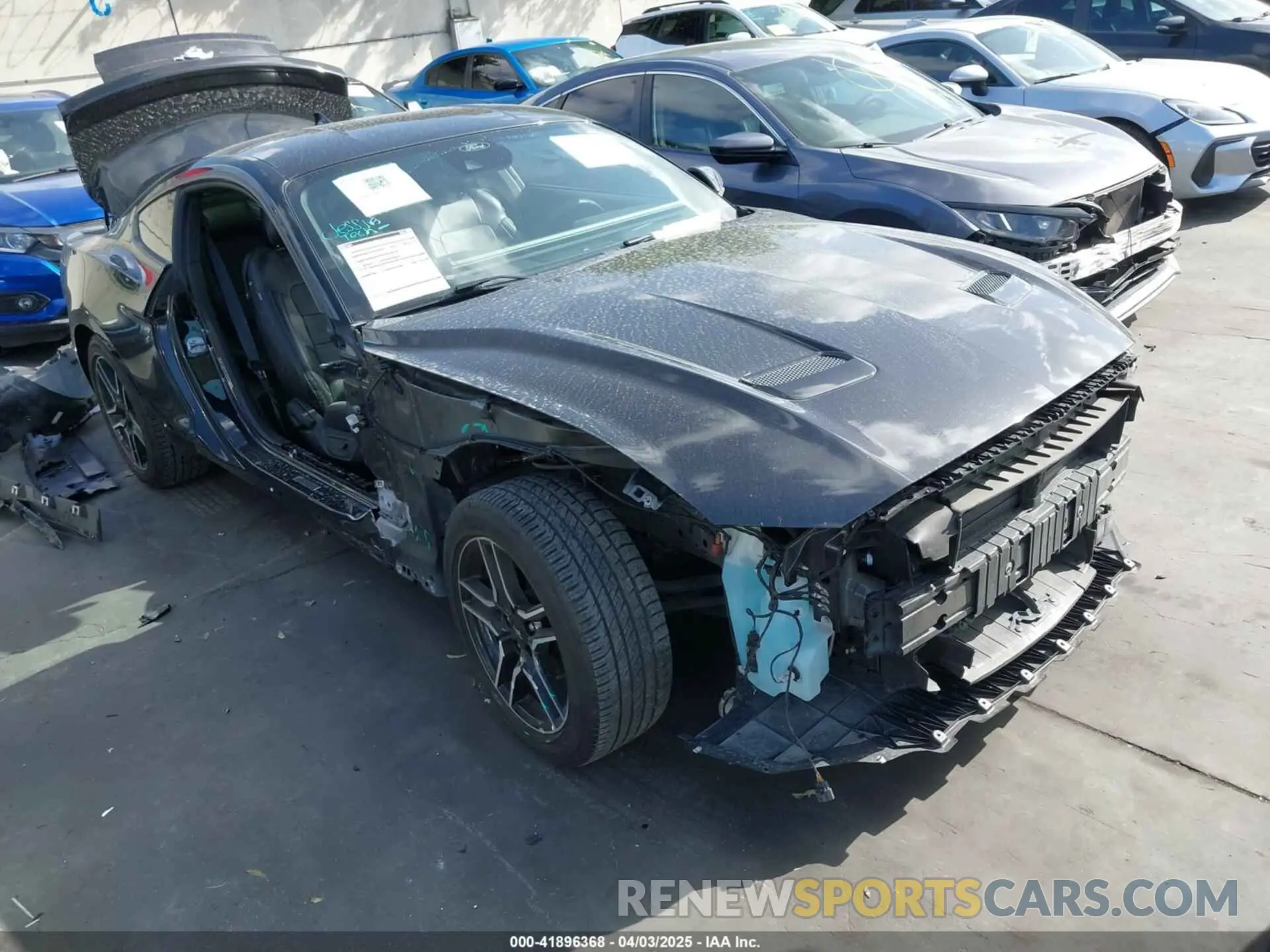 1 Фотография поврежденного автомобиля 1FA6P8TH9N5143342 FORD MUSTANG 2022