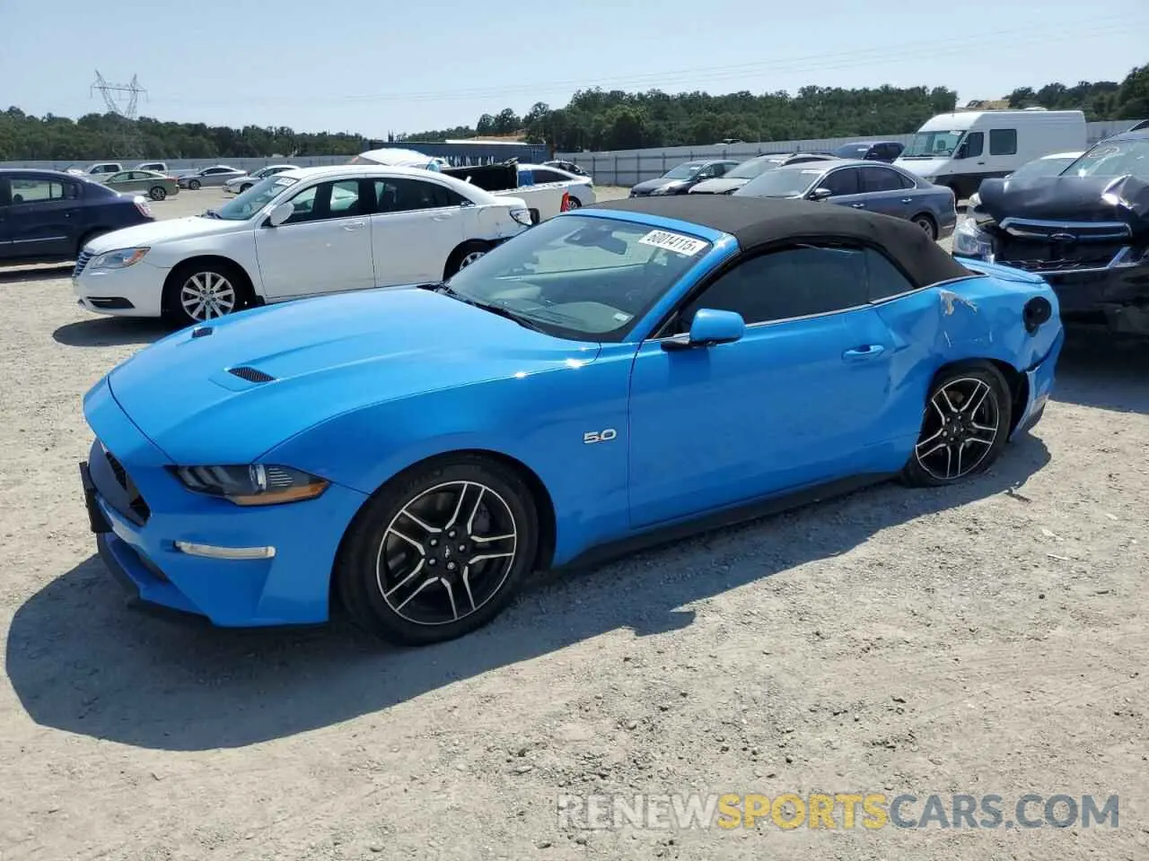 1 Photograph of a damaged car 1FATP8FF8N5107462 FORD MUSTANG 2022