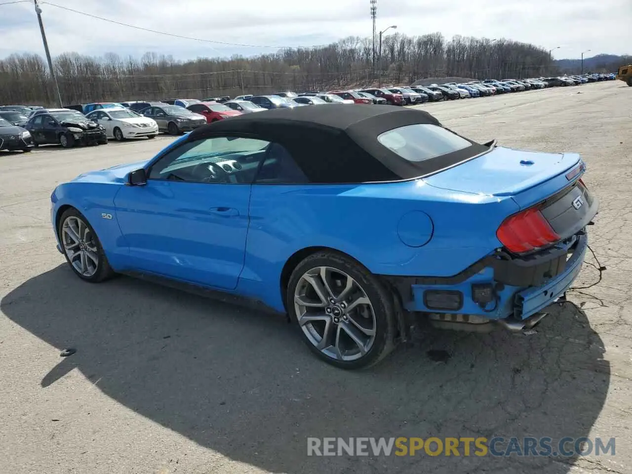 2 Photograph of a damaged car 1FATP8FF8N5147279 FORD MUSTANG 2022