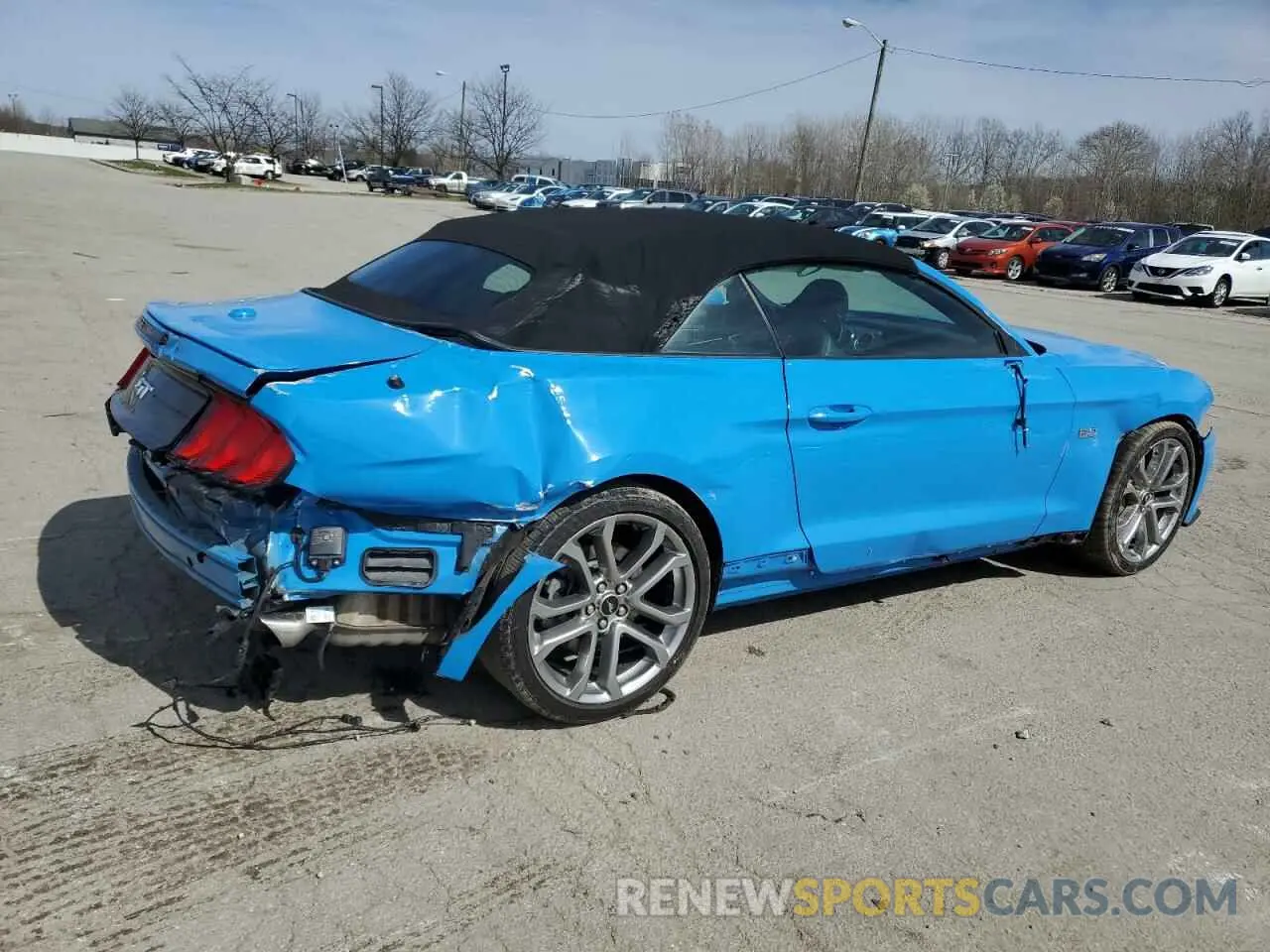 3 Photograph of a damaged car 1FATP8FF8N5147279 FORD MUSTANG 2022