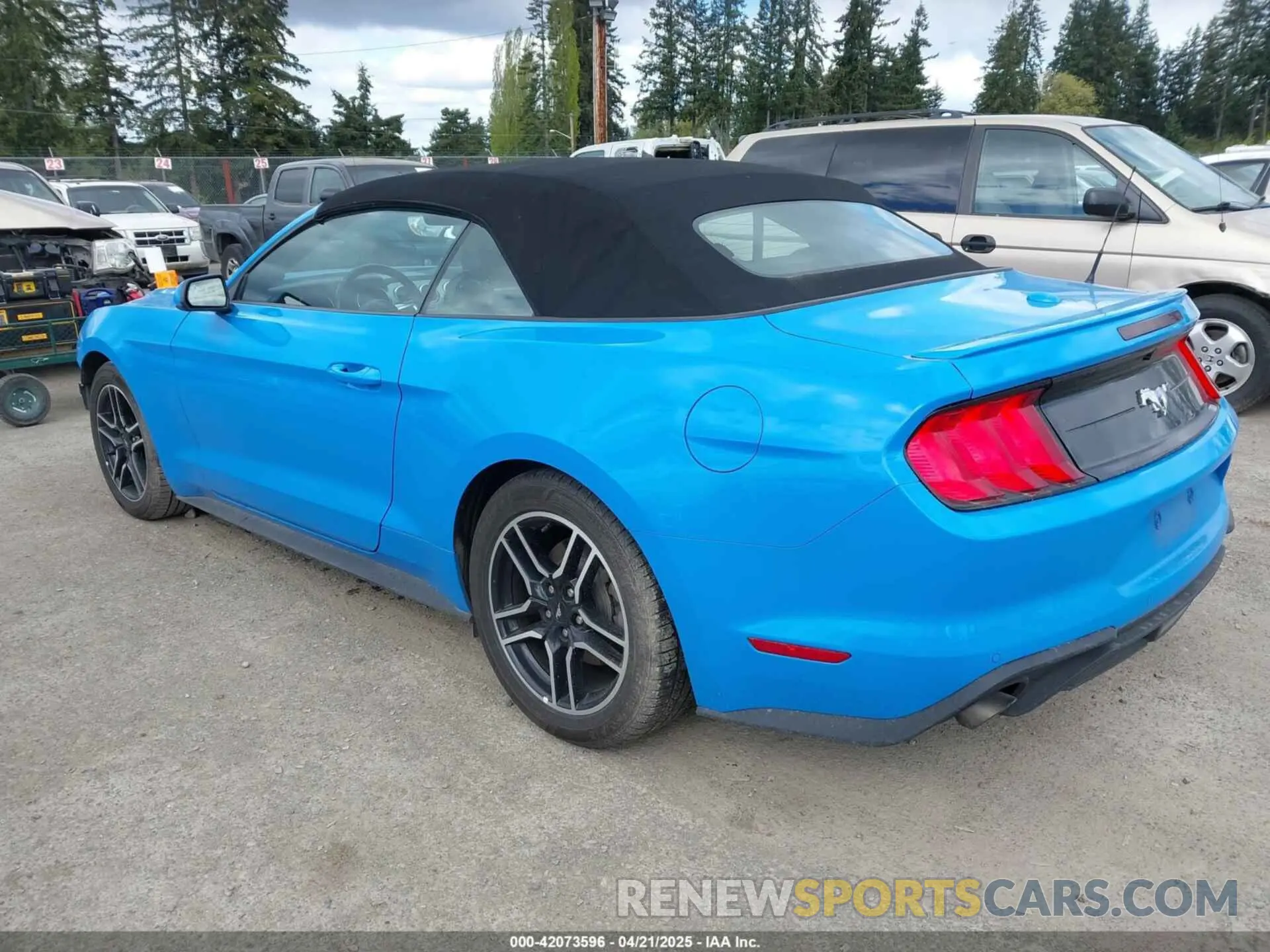 3 Photograph of a damaged car 1FATP8UH3N5124691 FORD MUSTANG 2022
