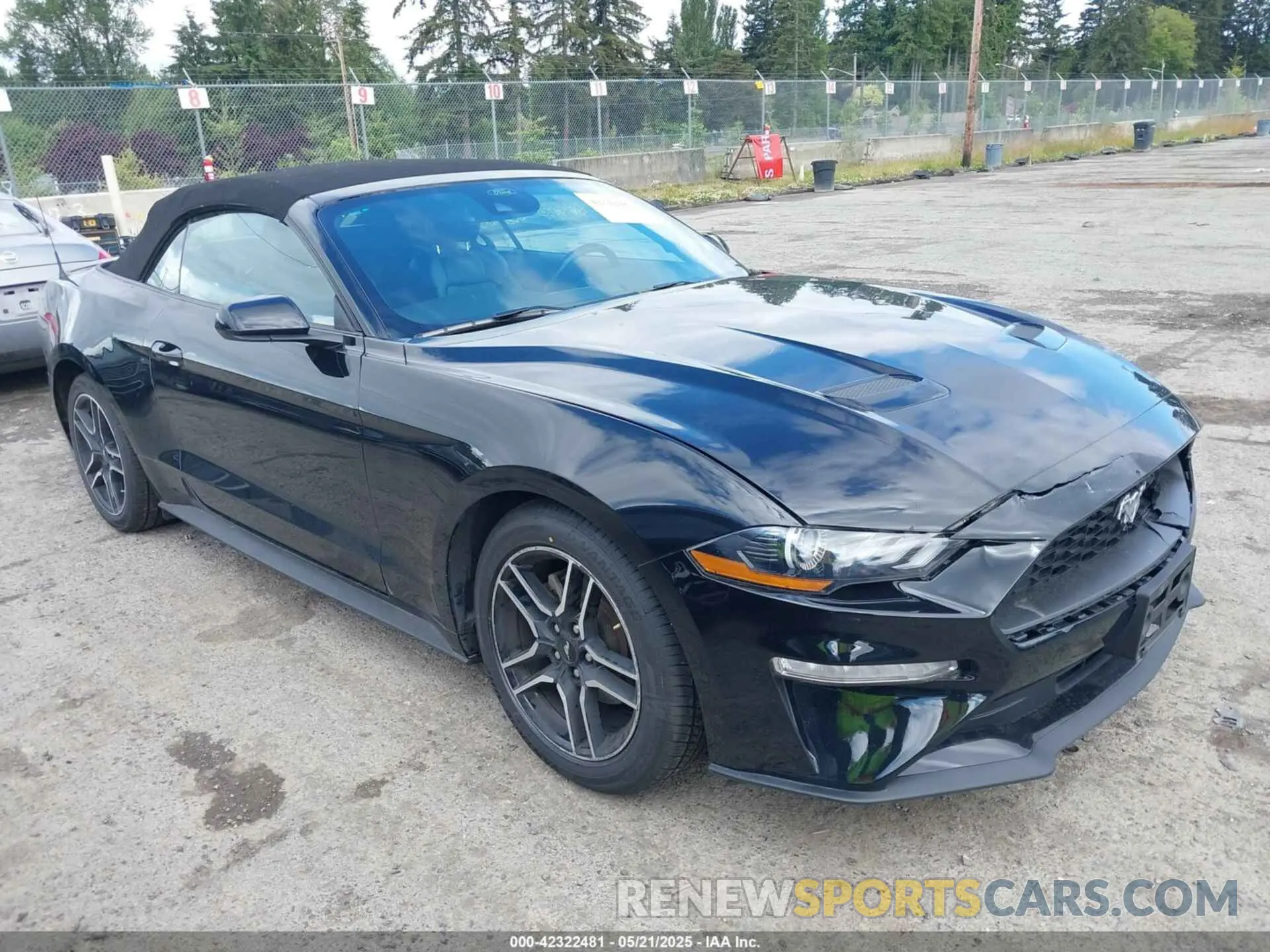 1 Photograph of a damaged car 1FATP8UH7N5124631 FORD MUSTANG 2022