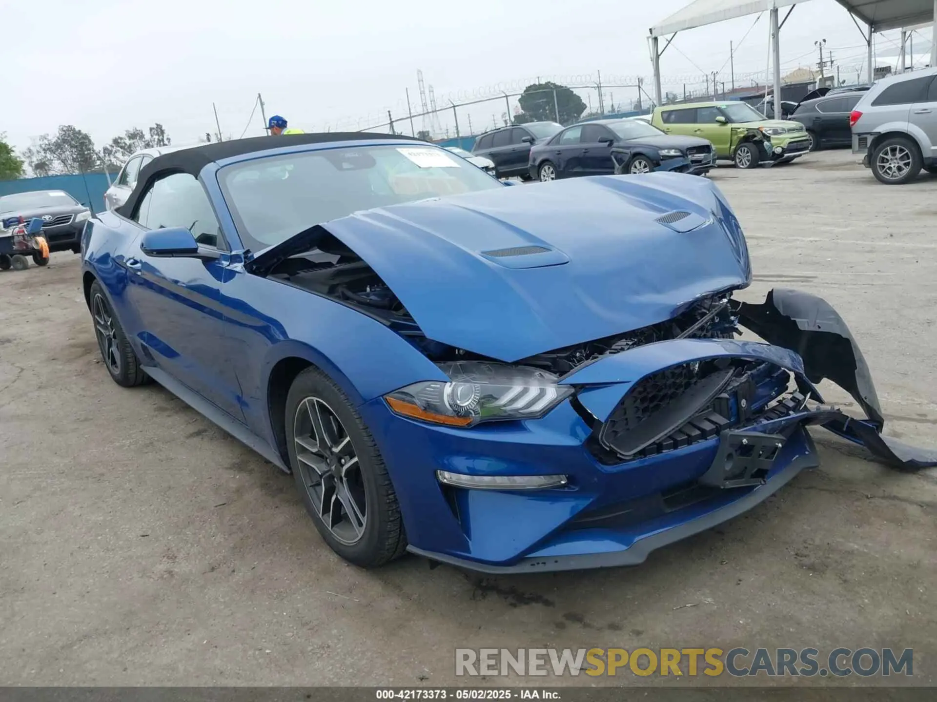 1 Фотография поврежденного автомобиля 1FATP8UH7N5144894 FORD MUSTANG 2022