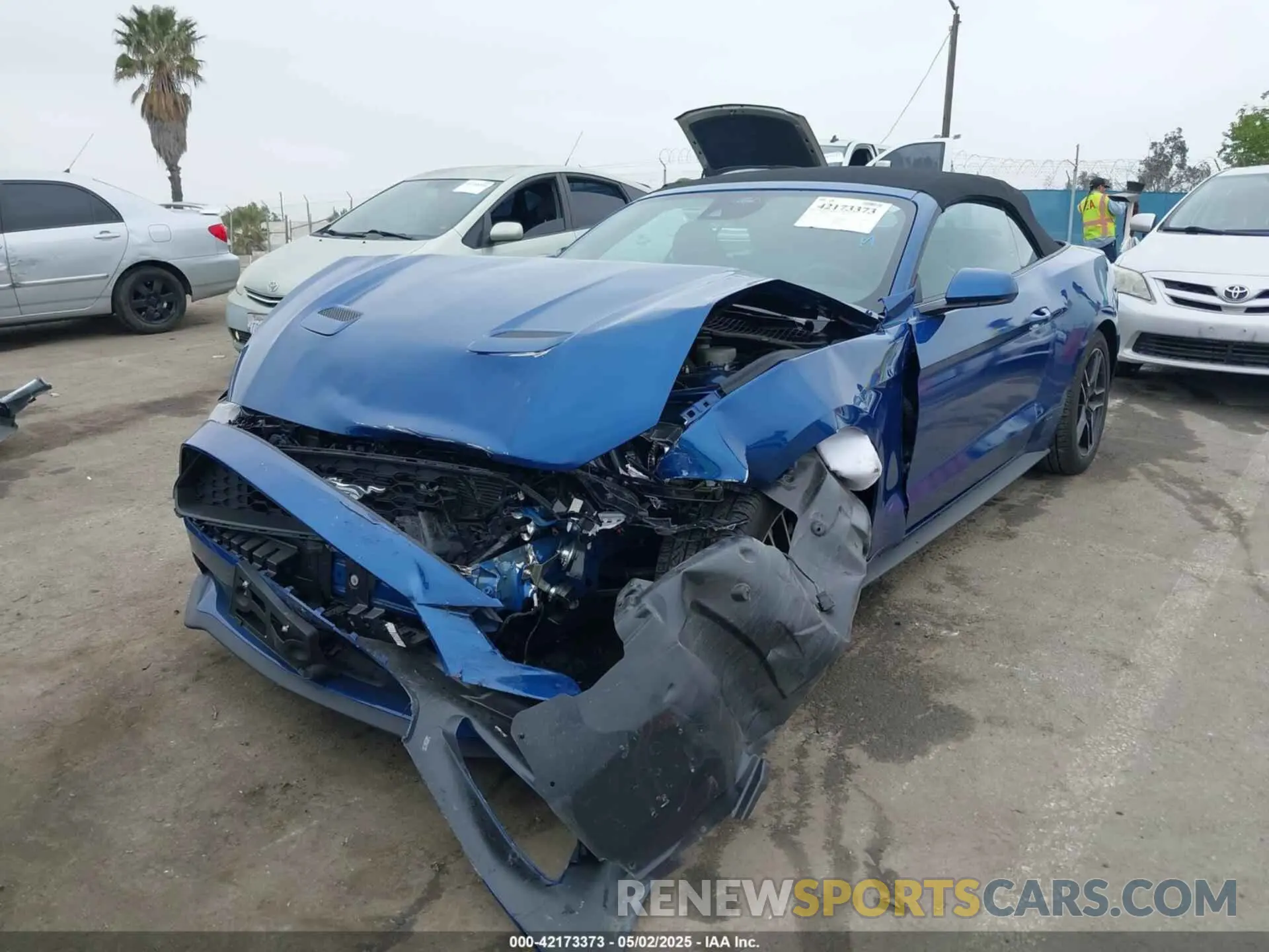 2 Фотография поврежденного автомобиля 1FATP8UH7N5144894 FORD MUSTANG 2022