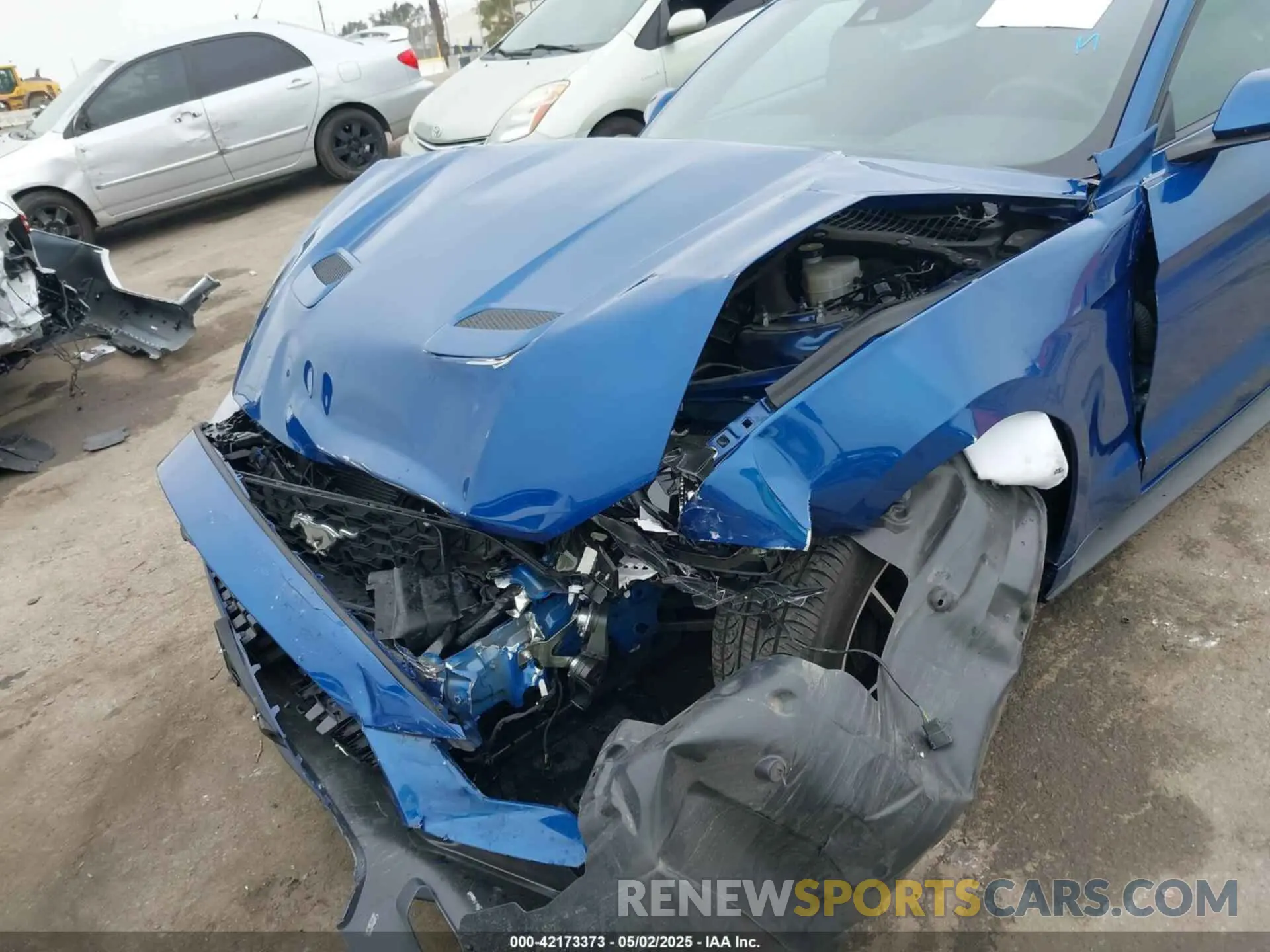 6 Фотография поврежденного автомобиля 1FATP8UH7N5144894 FORD MUSTANG 2022