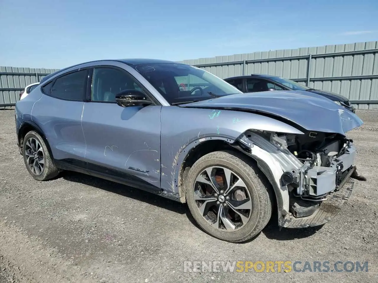 4 Фотография поврежденного автомобиля 3FMTK3SU9NMA32566 FORD MUSTANG 2022