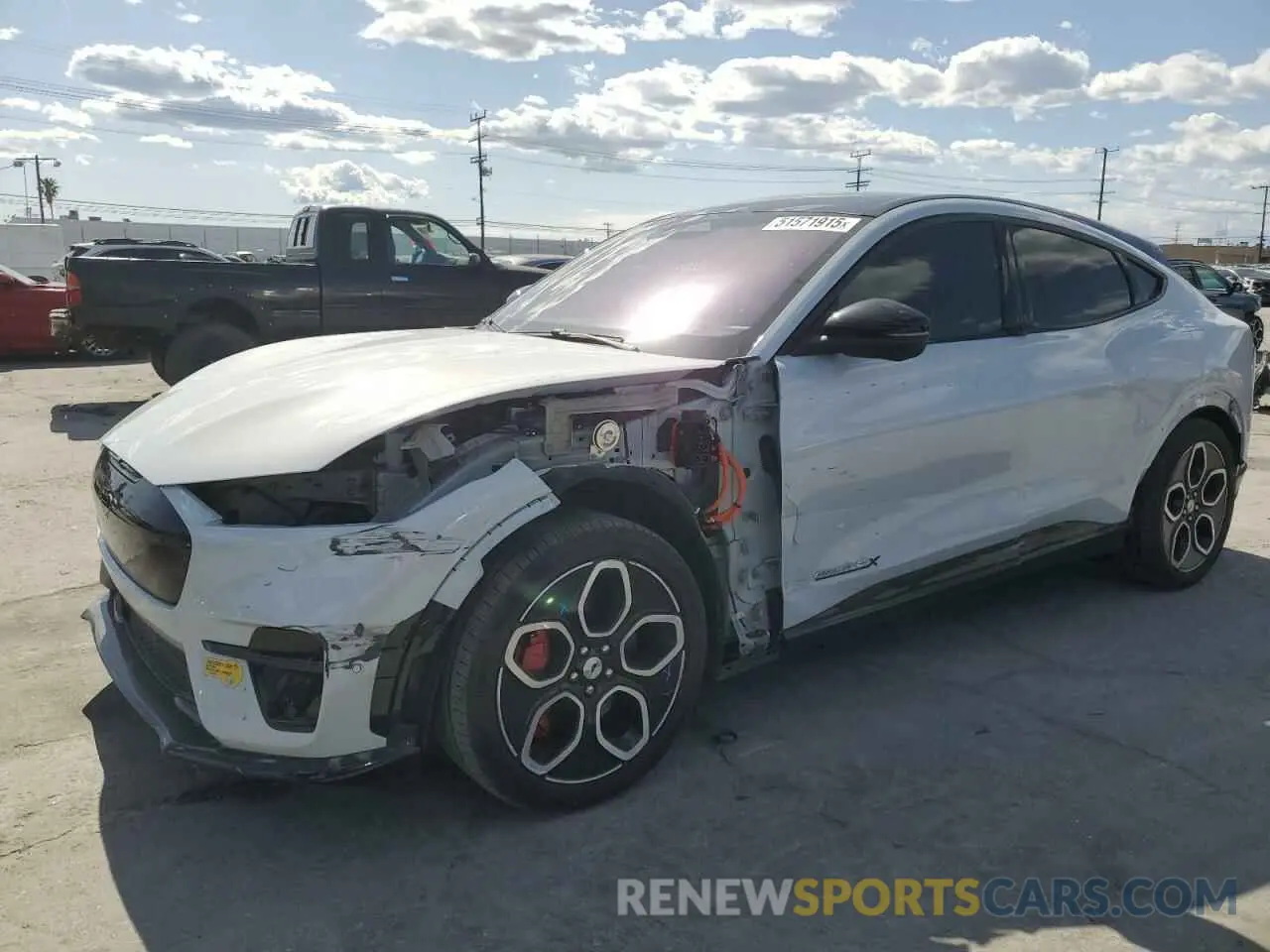 1 Photograph of a damaged car 3FMTK4SE2NMA42905 FORD MUSTANG 2022