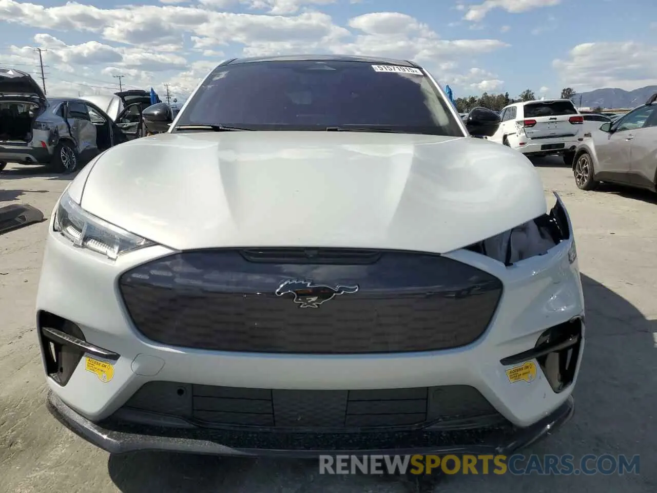 5 Photograph of a damaged car 3FMTK4SE2NMA42905 FORD MUSTANG 2022