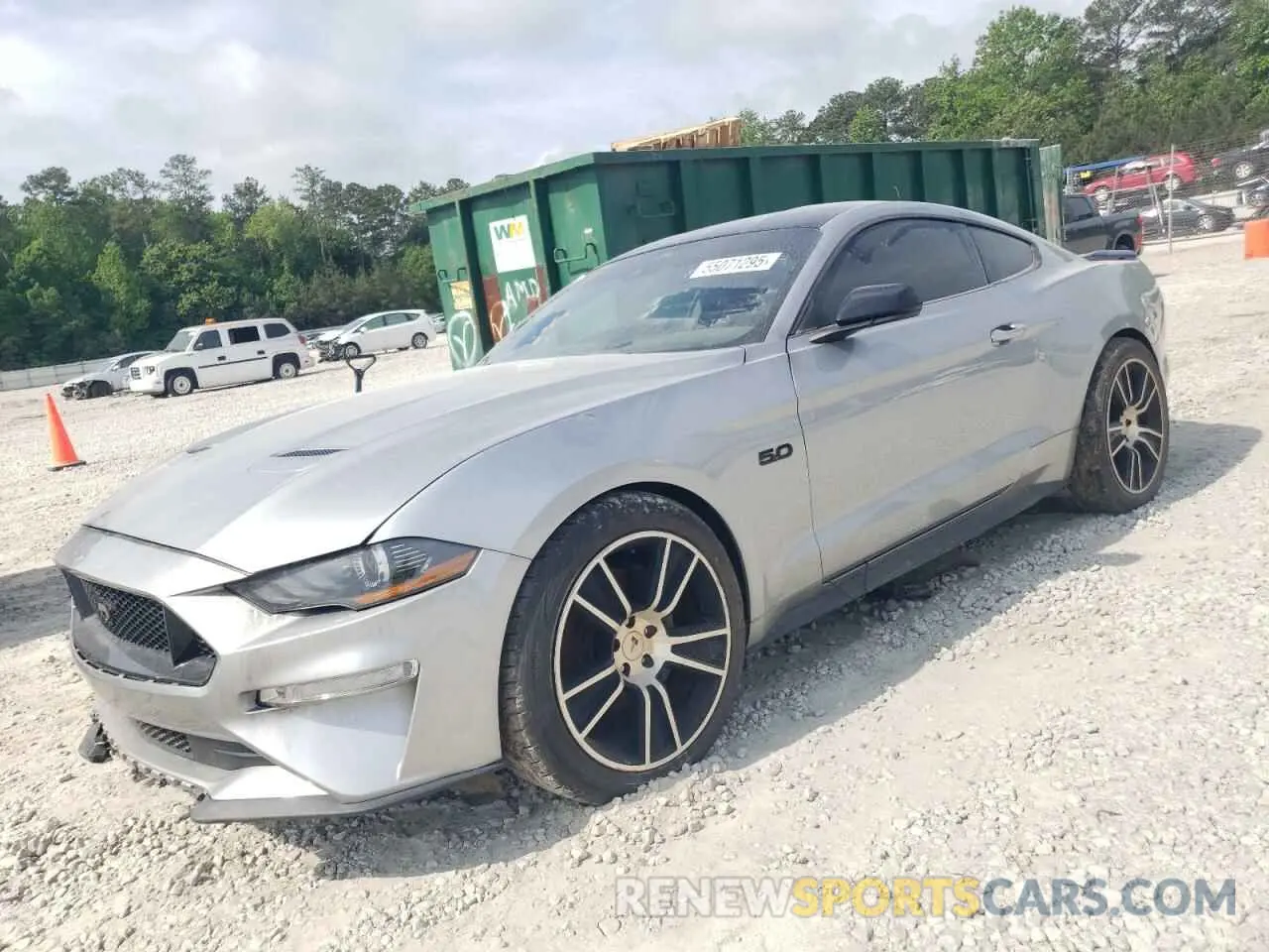 1 Фотография поврежденного автомобиля 1FA6P8CF0P5300998 FORD MUSTANG 2023