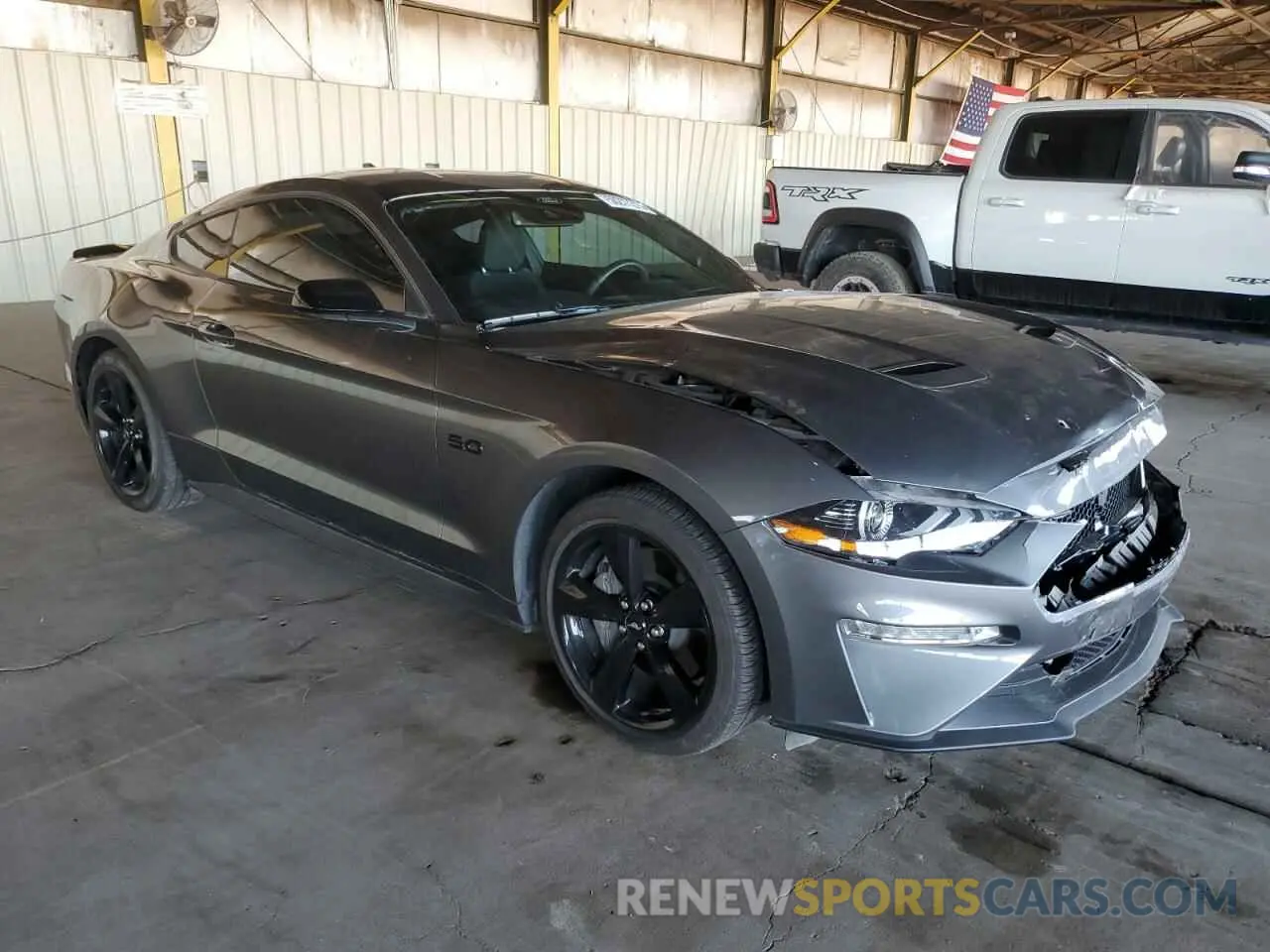 4 Фотография поврежденного автомобиля 1FA6P8CF0P5304291 FORD MUSTANG 2023