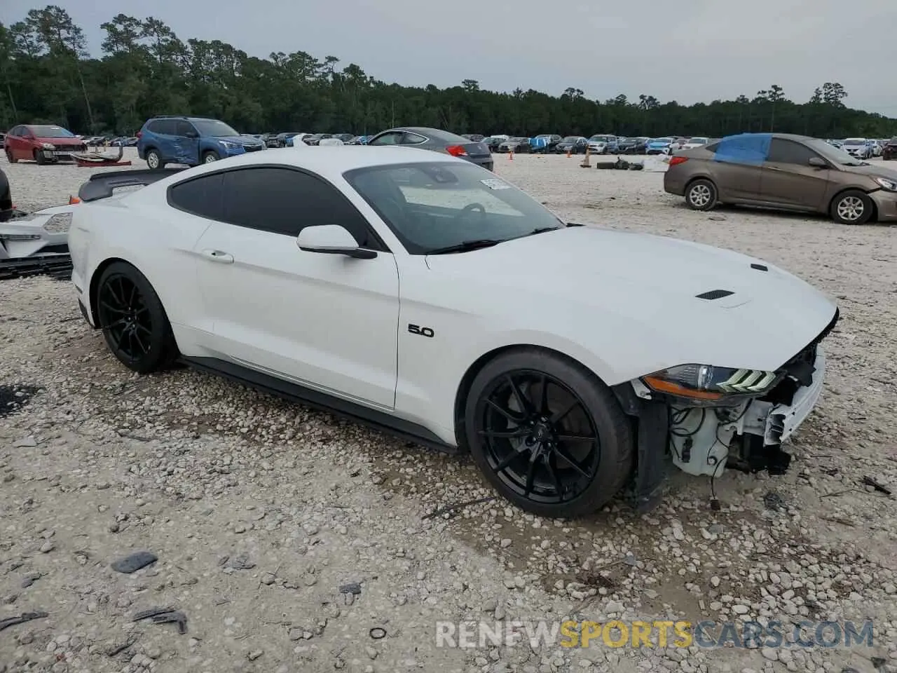 4 Фотография поврежденного автомобиля 1FA6P8CF1P5301657 FORD MUSTANG 2023