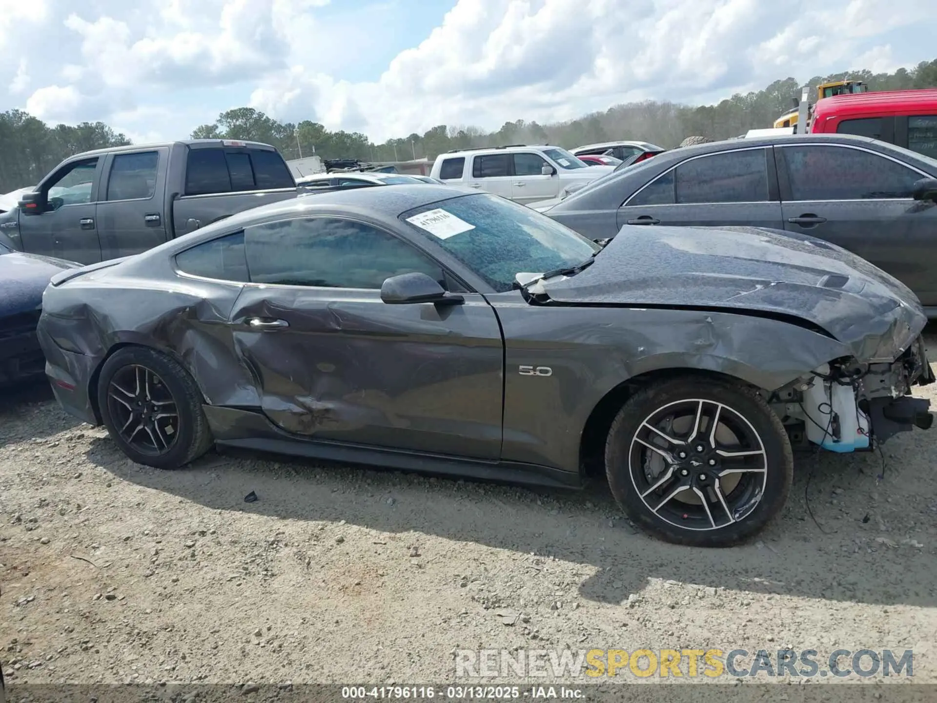 13 Photograph of a damaged car 1FA6P8CF1P5301691 FORD MUSTANG 2023