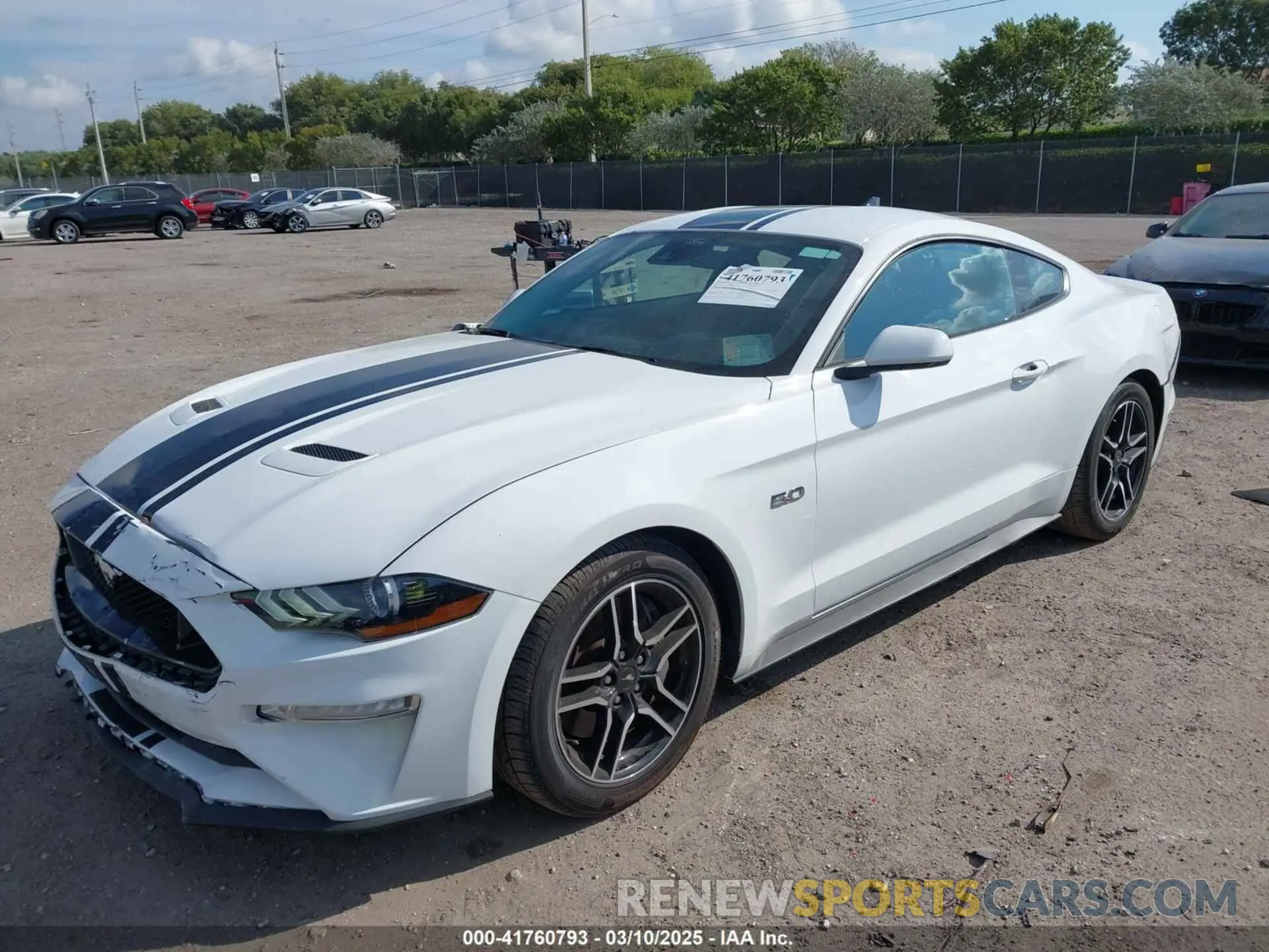 2 Фотография поврежденного автомобиля 1FA6P8CF3P5302065 FORD MUSTANG 2023