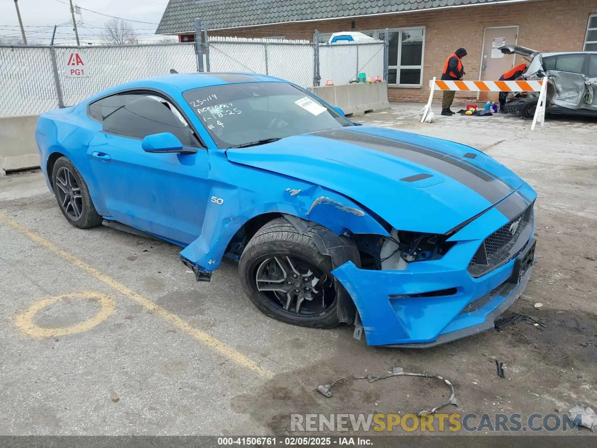 1 Photograph of a damaged car 1FA6P8CF3P5304351 FORD MUSTANG 2023