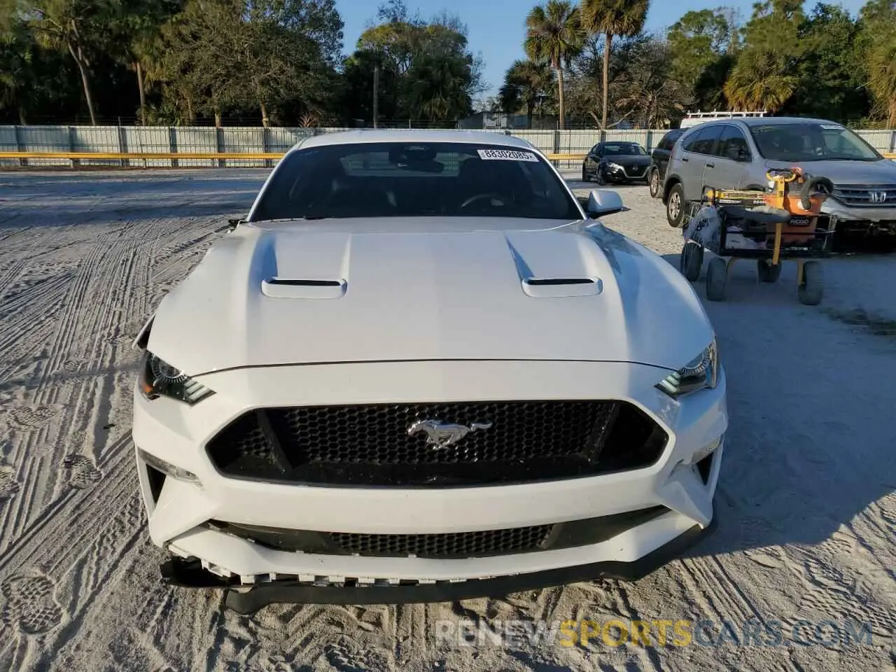 5 Фотография поврежденного автомобиля 1FA6P8CF4P5306495 FORD MUSTANG 2023