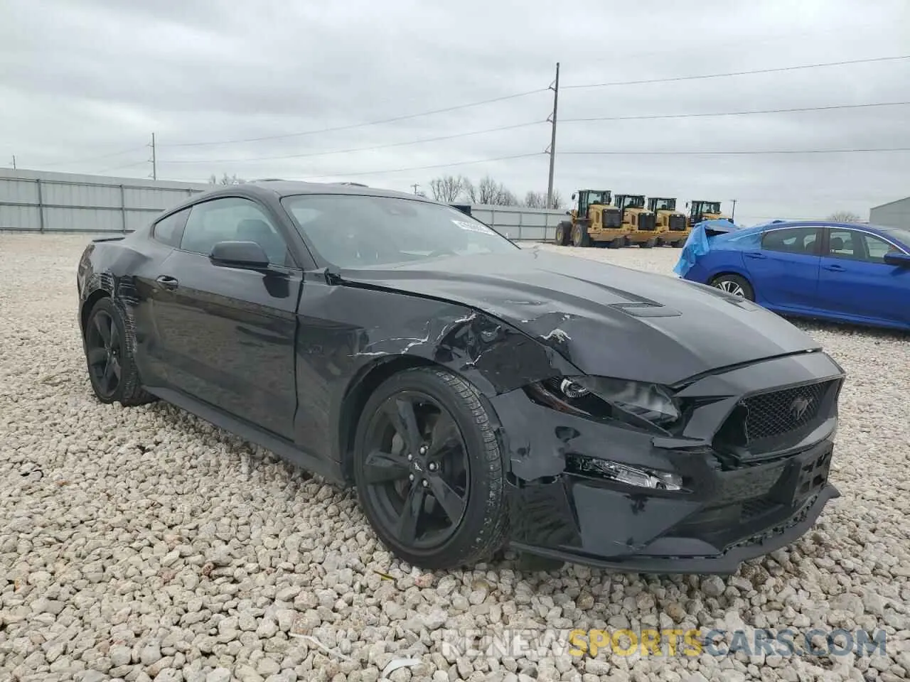 4 Фотография поврежденного автомобиля 1FA6P8CF7P5301632 FORD MUSTANG 2023
