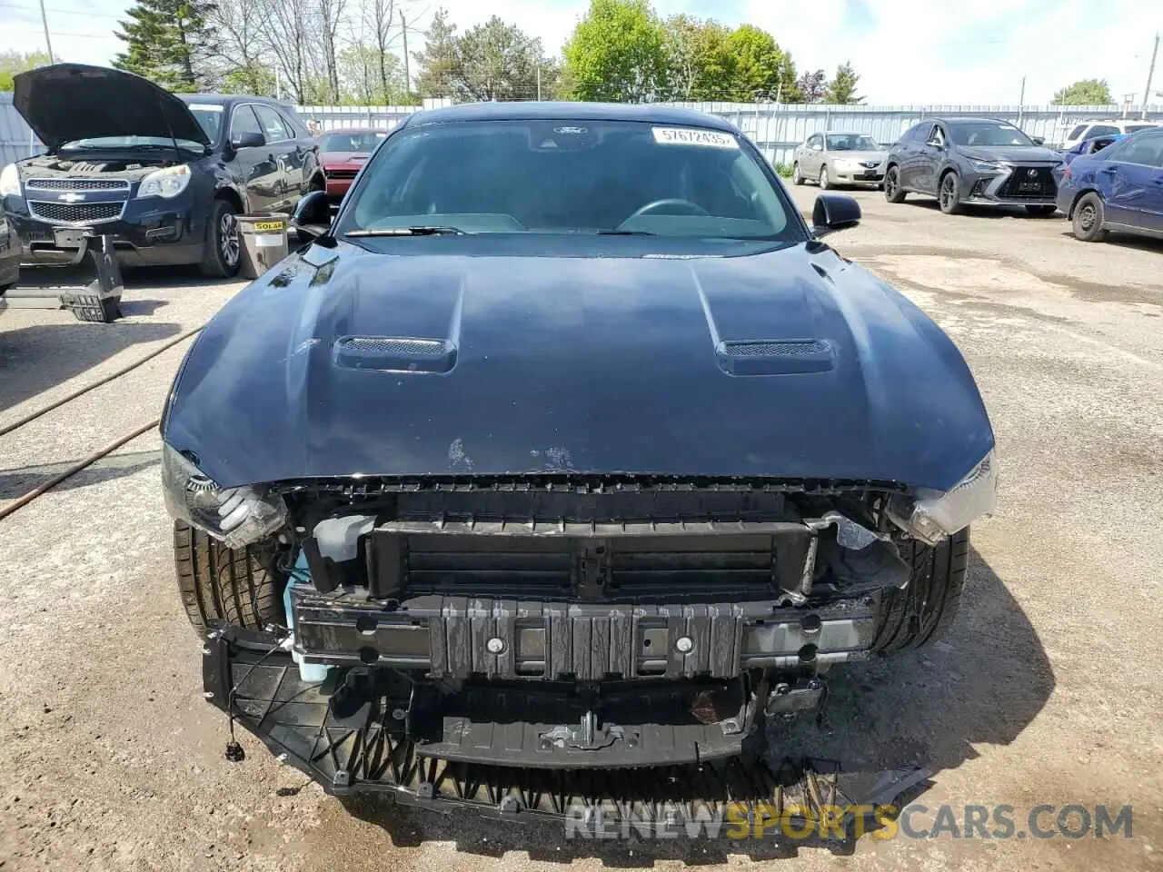 5 Фотография поврежденного автомобиля 1FA6P8CF9P5305892 FORD MUSTANG 2023