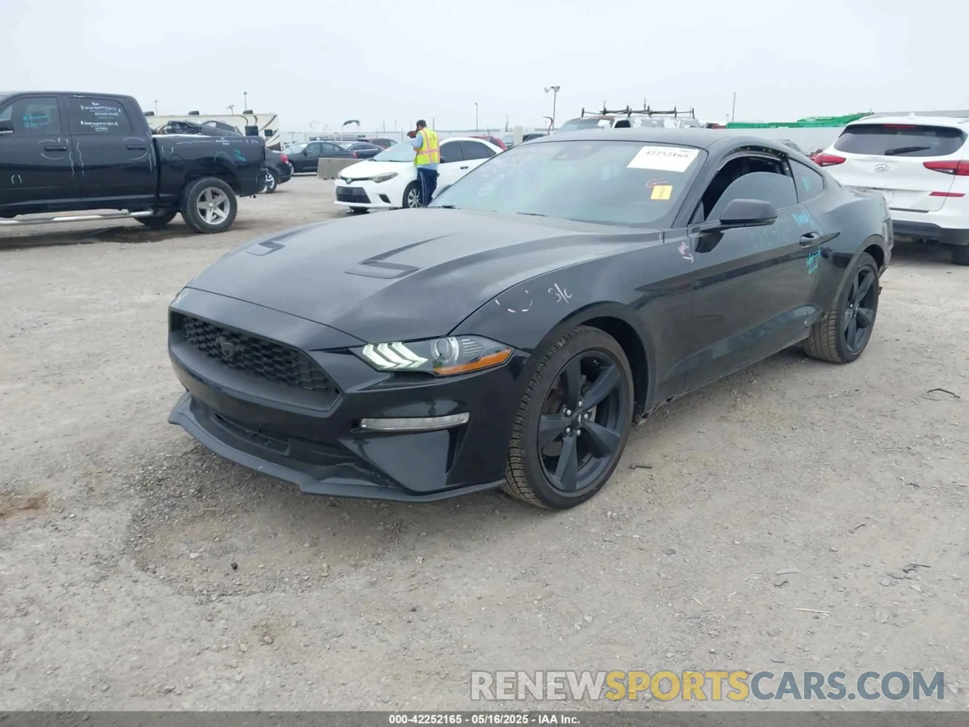 2 Photograph of a damaged car 1FA6P8TH1P5106126 FORD MUSTANG 2023