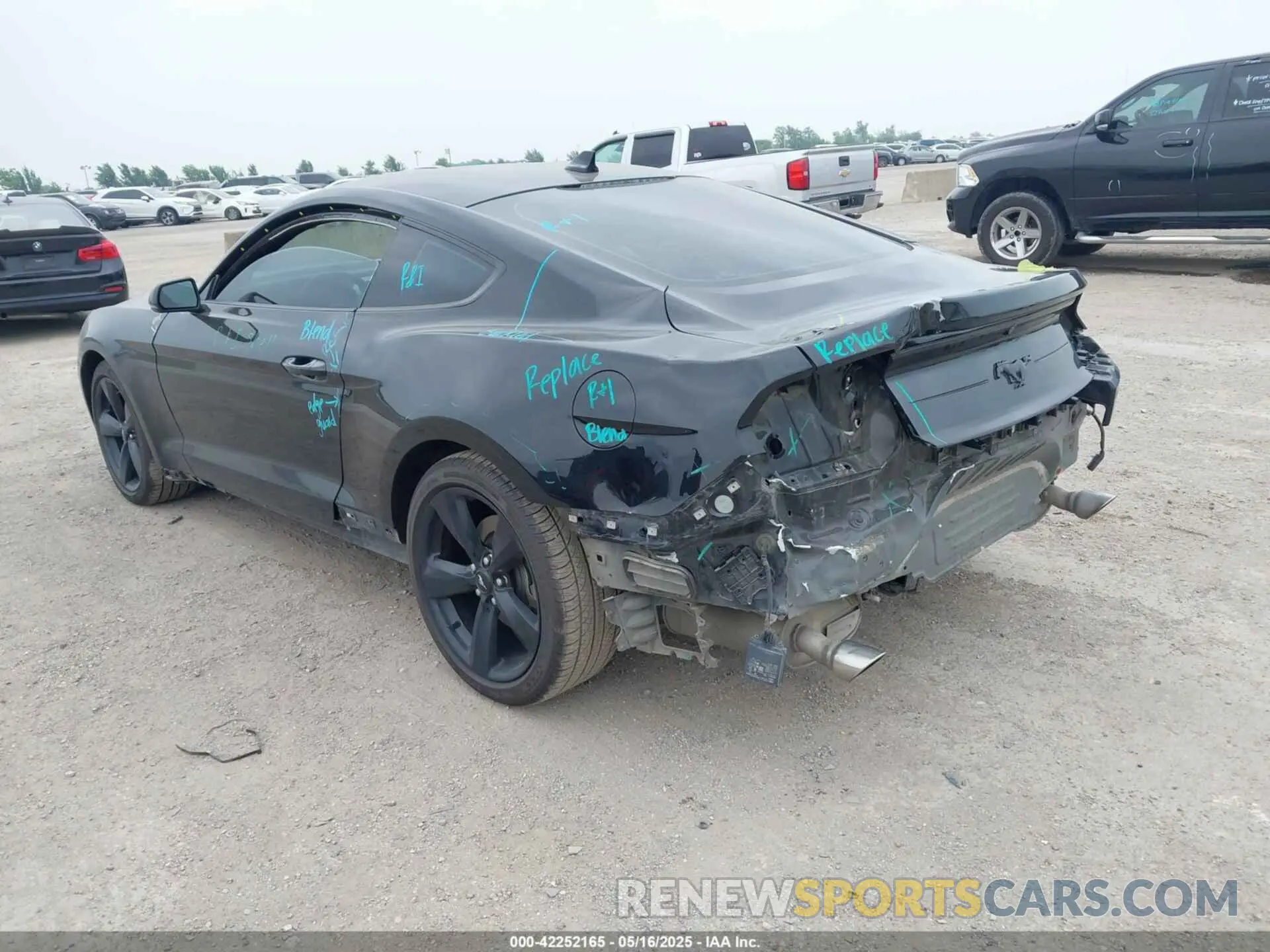 3 Photograph of a damaged car 1FA6P8TH1P5106126 FORD MUSTANG 2023