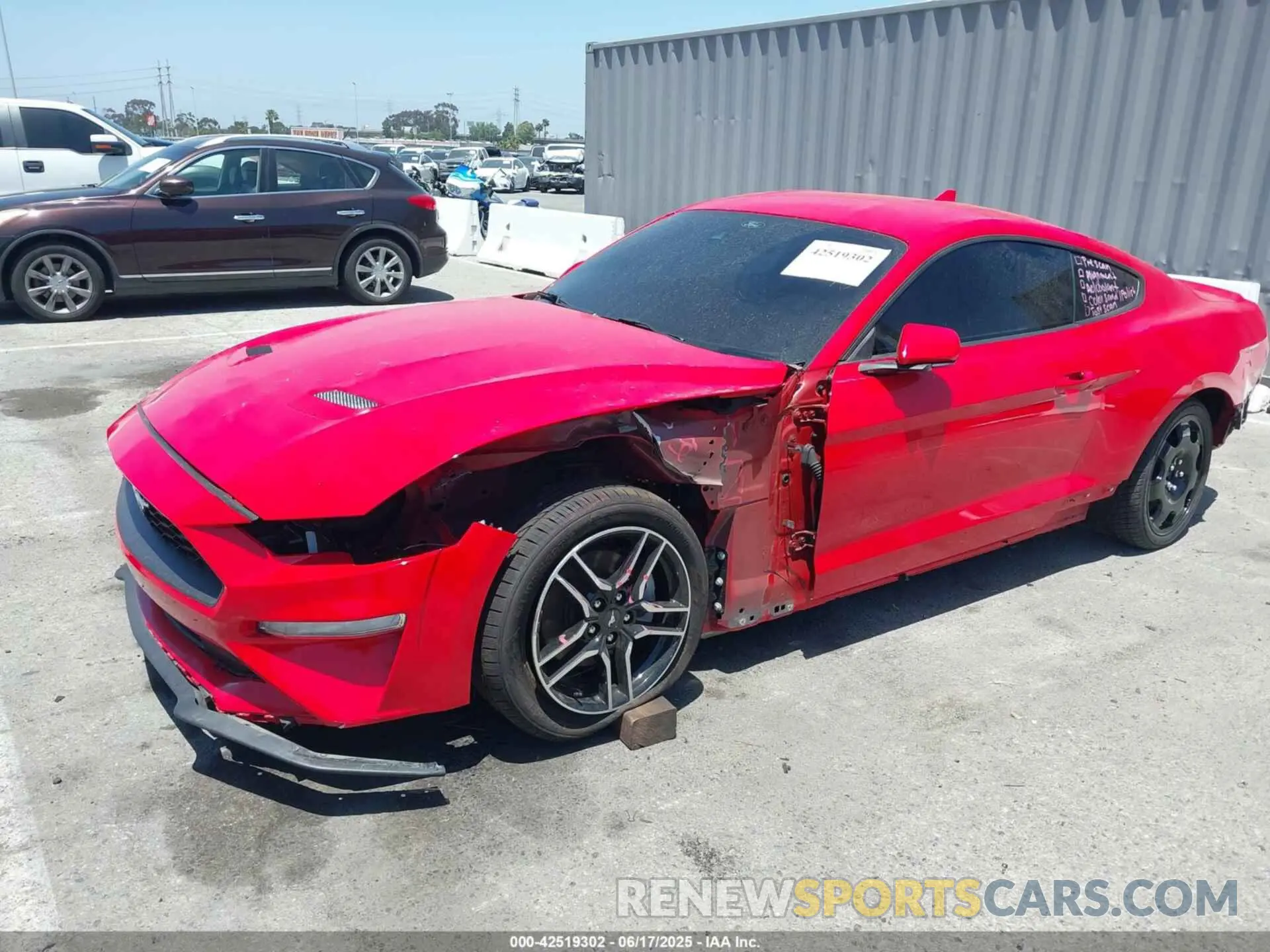 2 Photograph of a damaged car 1FA6P8TH2P5109651 FORD MUSTANG 2023