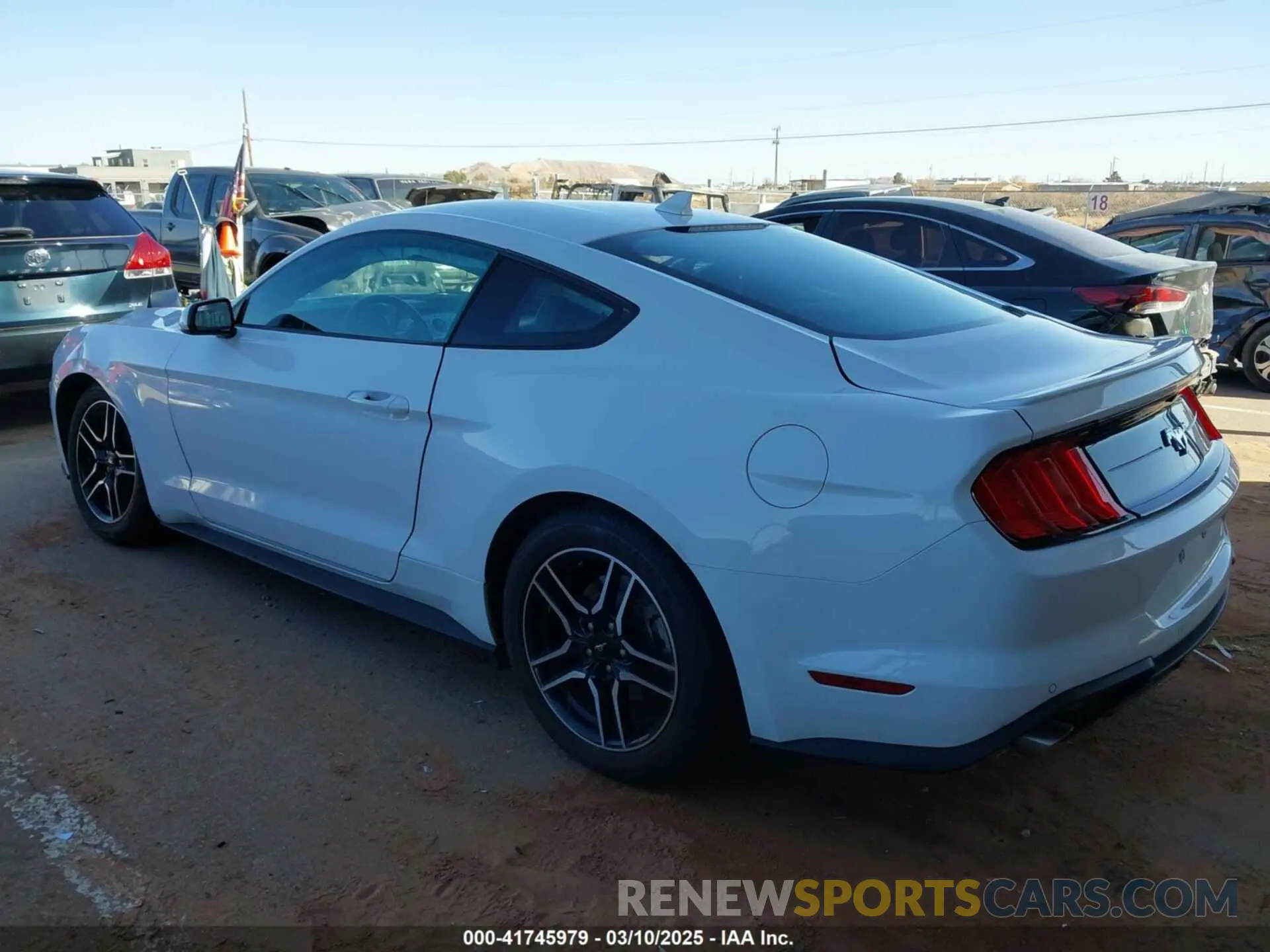 3 Фотография поврежденного автомобиля 1FA6P8TH2P5110671 FORD MUSTANG 2023