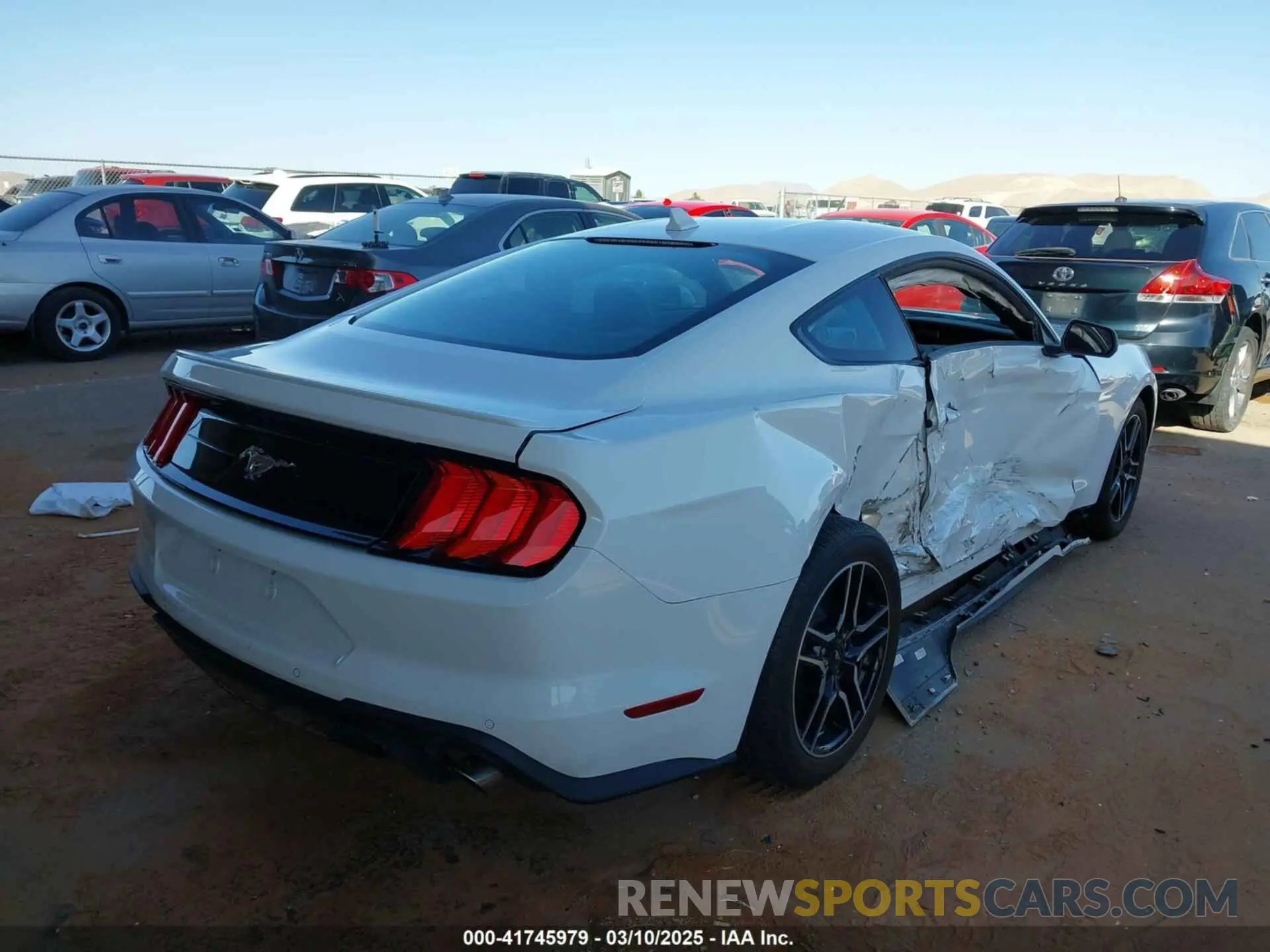 4 Фотография поврежденного автомобиля 1FA6P8TH2P5110671 FORD MUSTANG 2023
