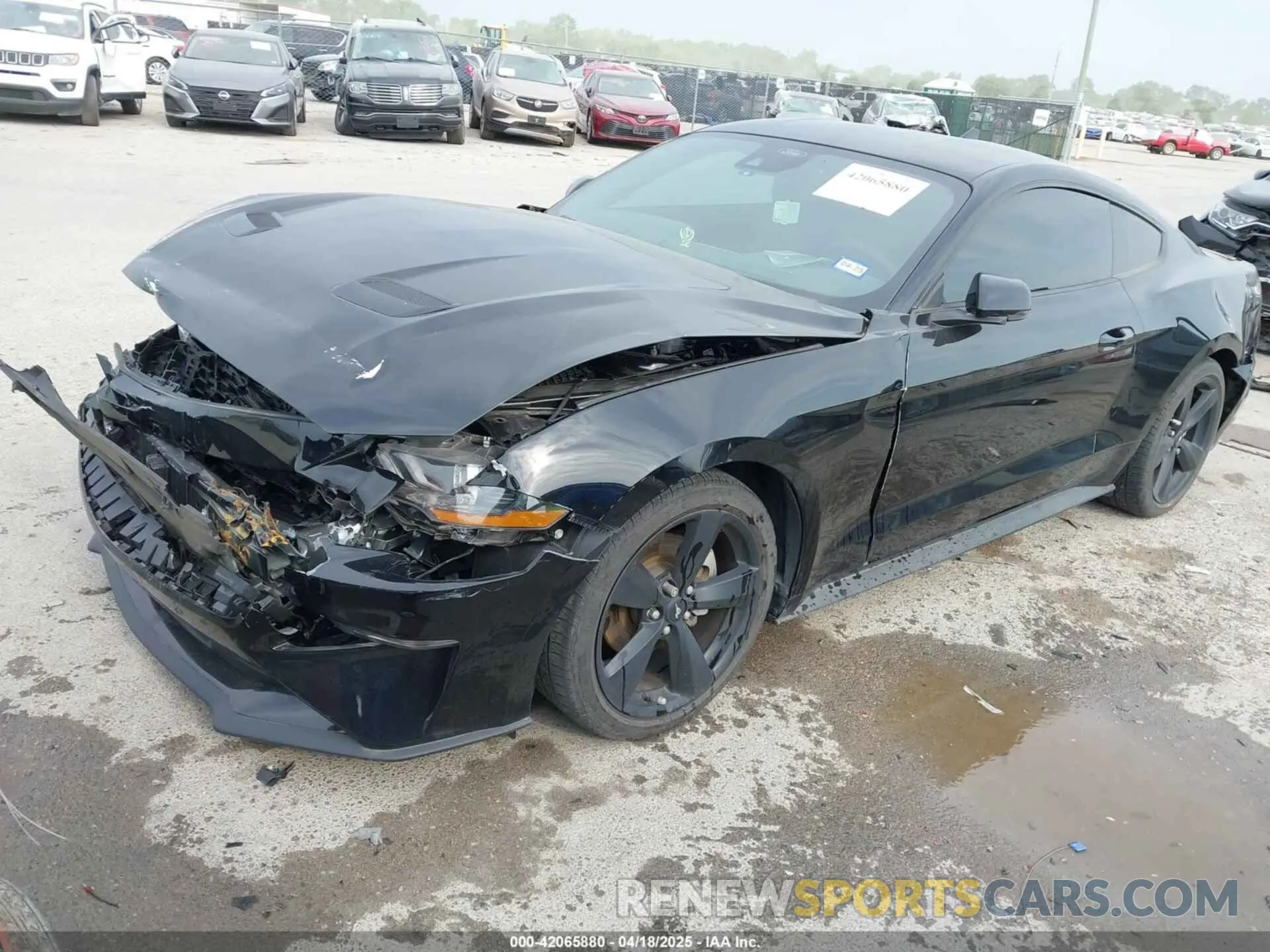 2 Photograph of a damaged car 1FA6P8TH4P5112129 FORD MUSTANG 2023