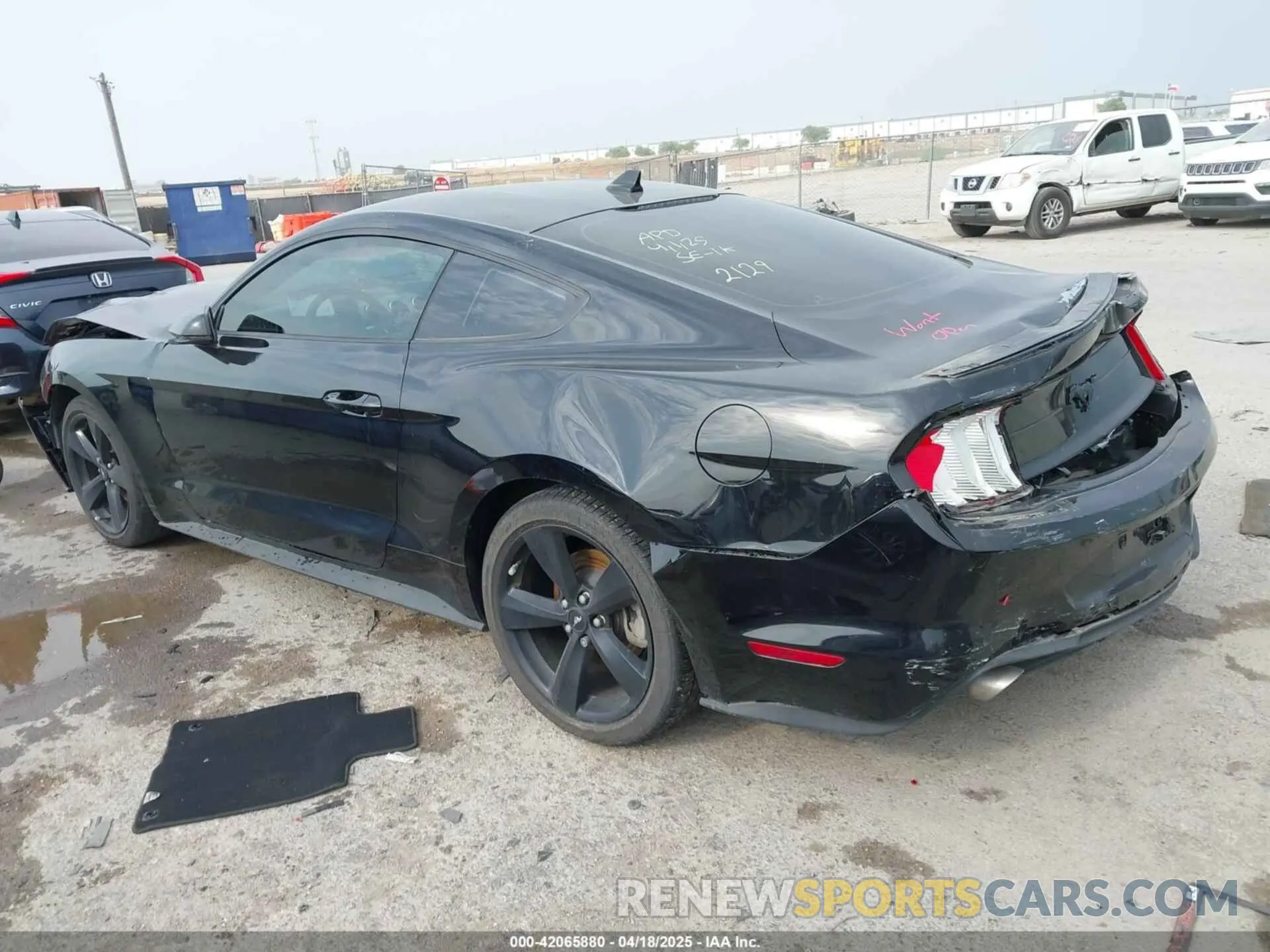 3 Photograph of a damaged car 1FA6P8TH4P5112129 FORD MUSTANG 2023