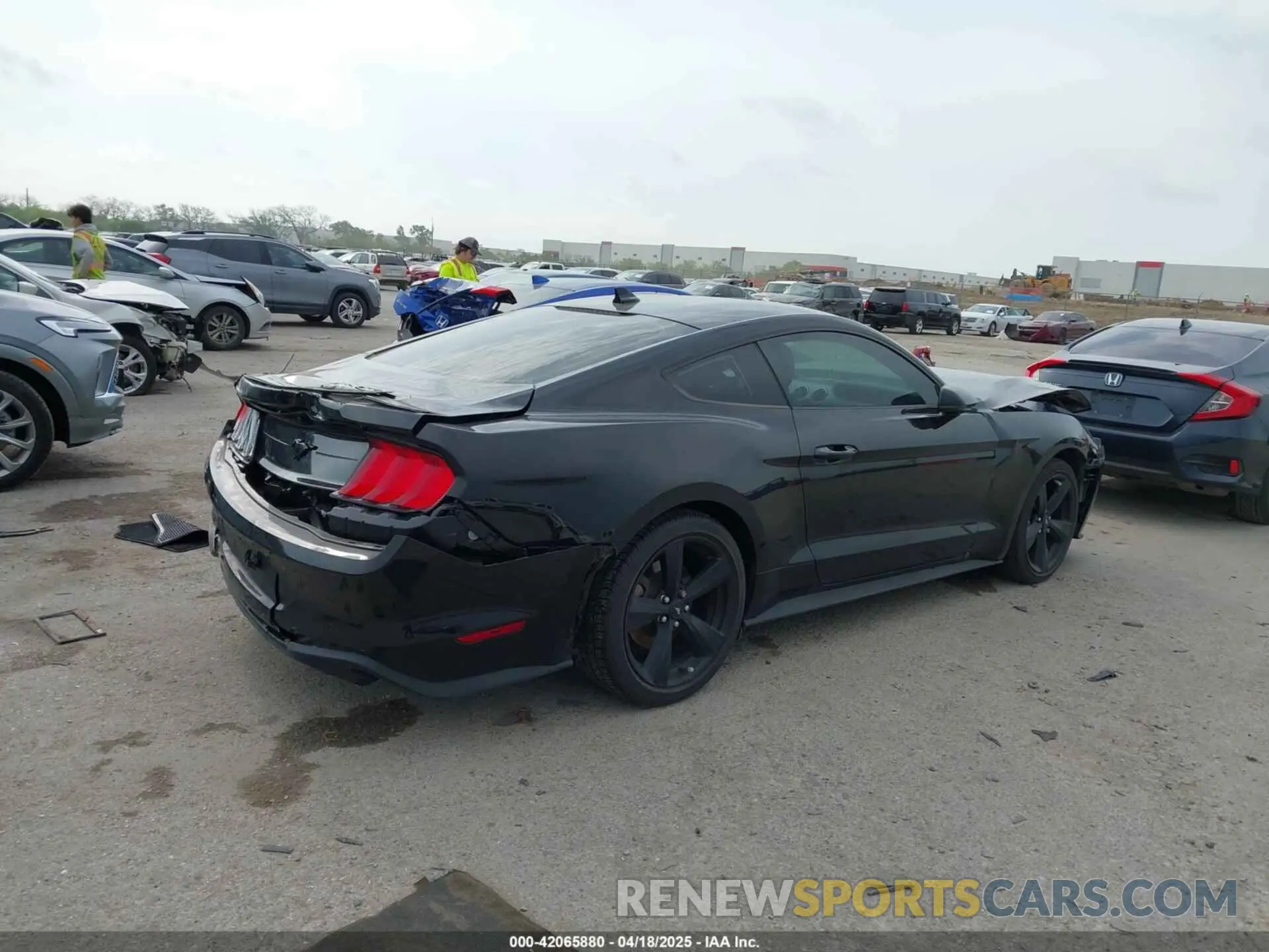 4 Photograph of a damaged car 1FA6P8TH4P5112129 FORD MUSTANG 2023
