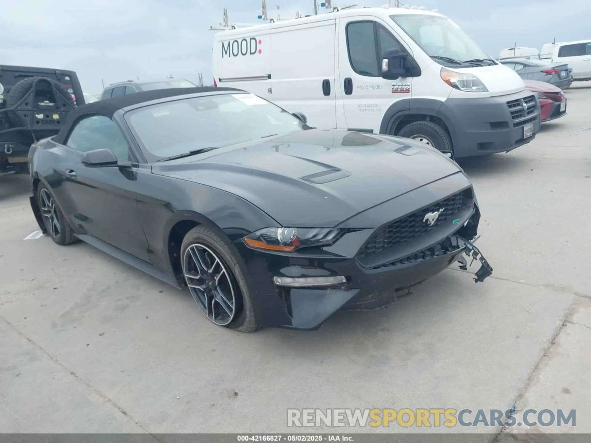 1 Photograph of a damaged car 1FATP8UH9P5103685 FORD MUSTANG 2023